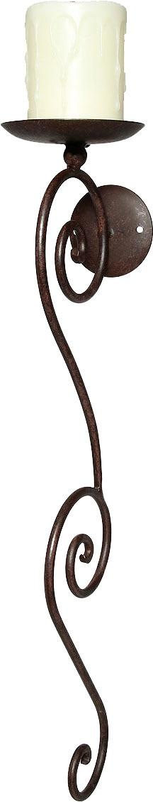 Ambiente Haus Kerzenhalter, Höhe 58 cm, Kerzen-Wandleuchter, Kerzenhalter, Kerzenleuchter hängend, Wanddeko