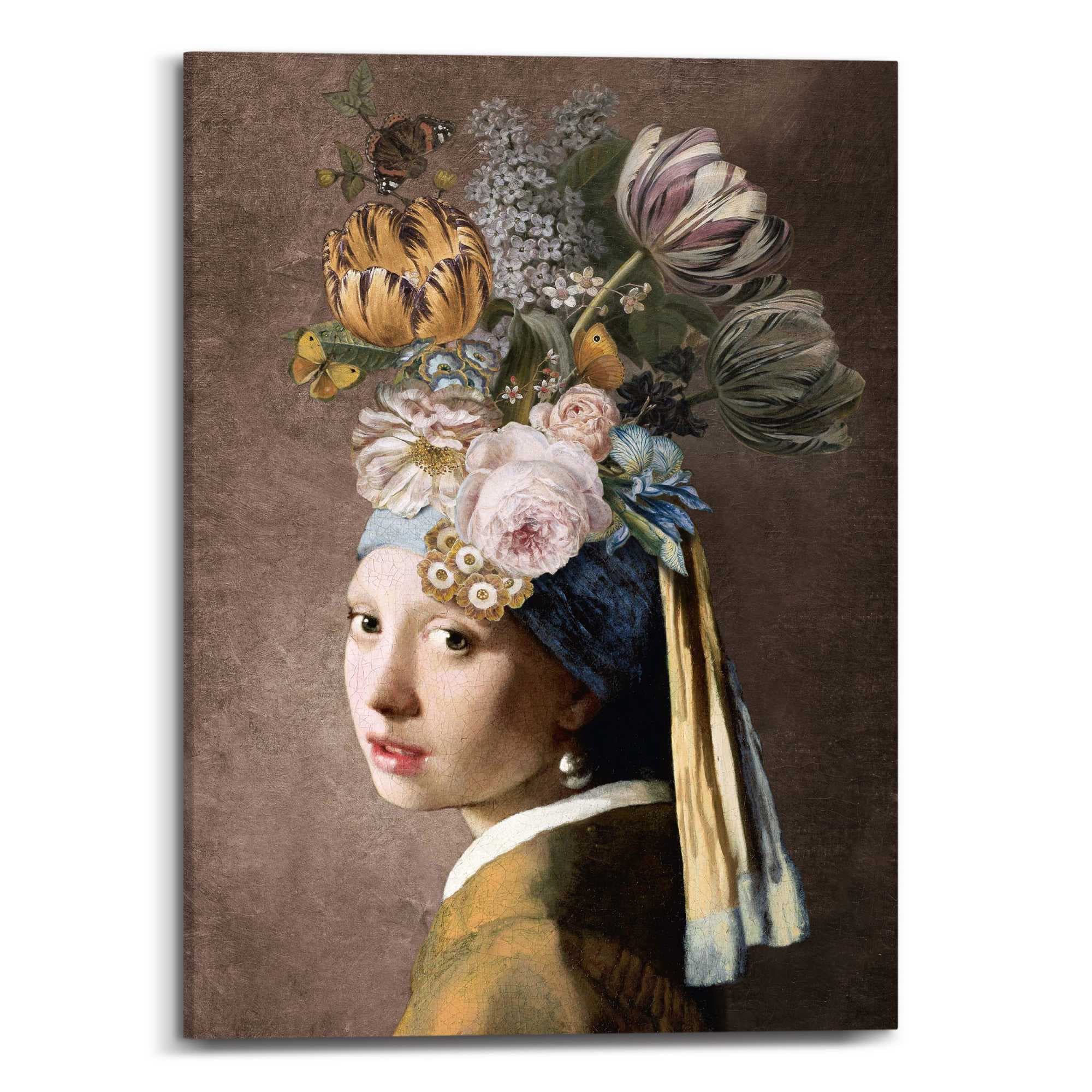 Leinwandbild »Vermeer Blumenmädchen mit dem Perlenorhrring«