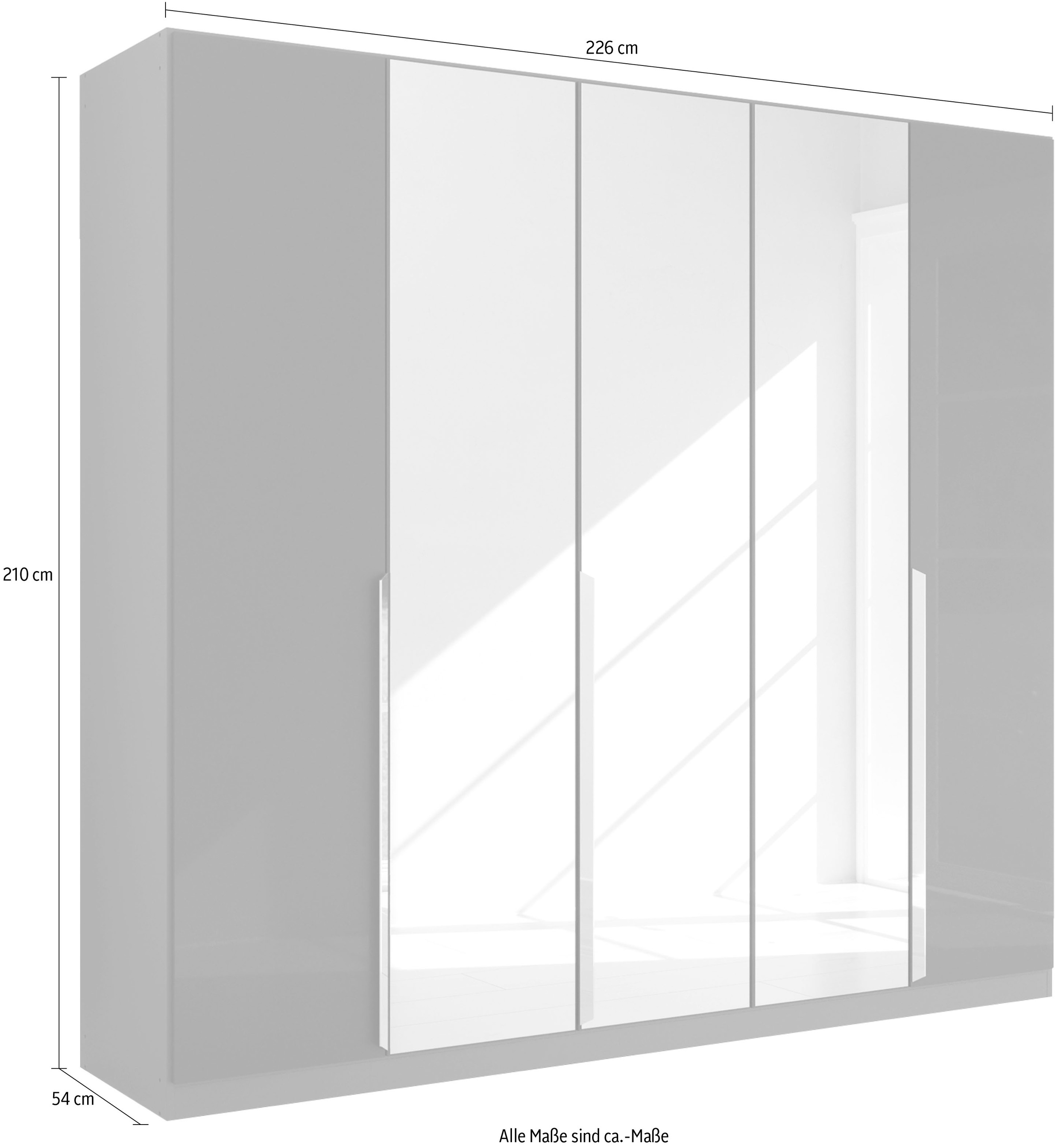 rauch Drehtürenschrank »Glamour by Quadra Spin«