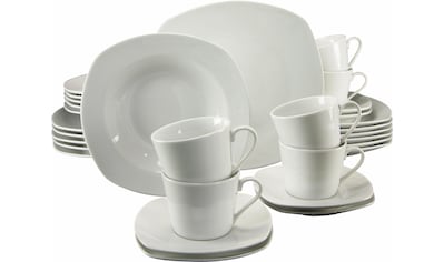 Kombiservice »Geschirr-Set Amelie«, (Set, 30 tlg., Kaffeeservice und Tafelservice im...