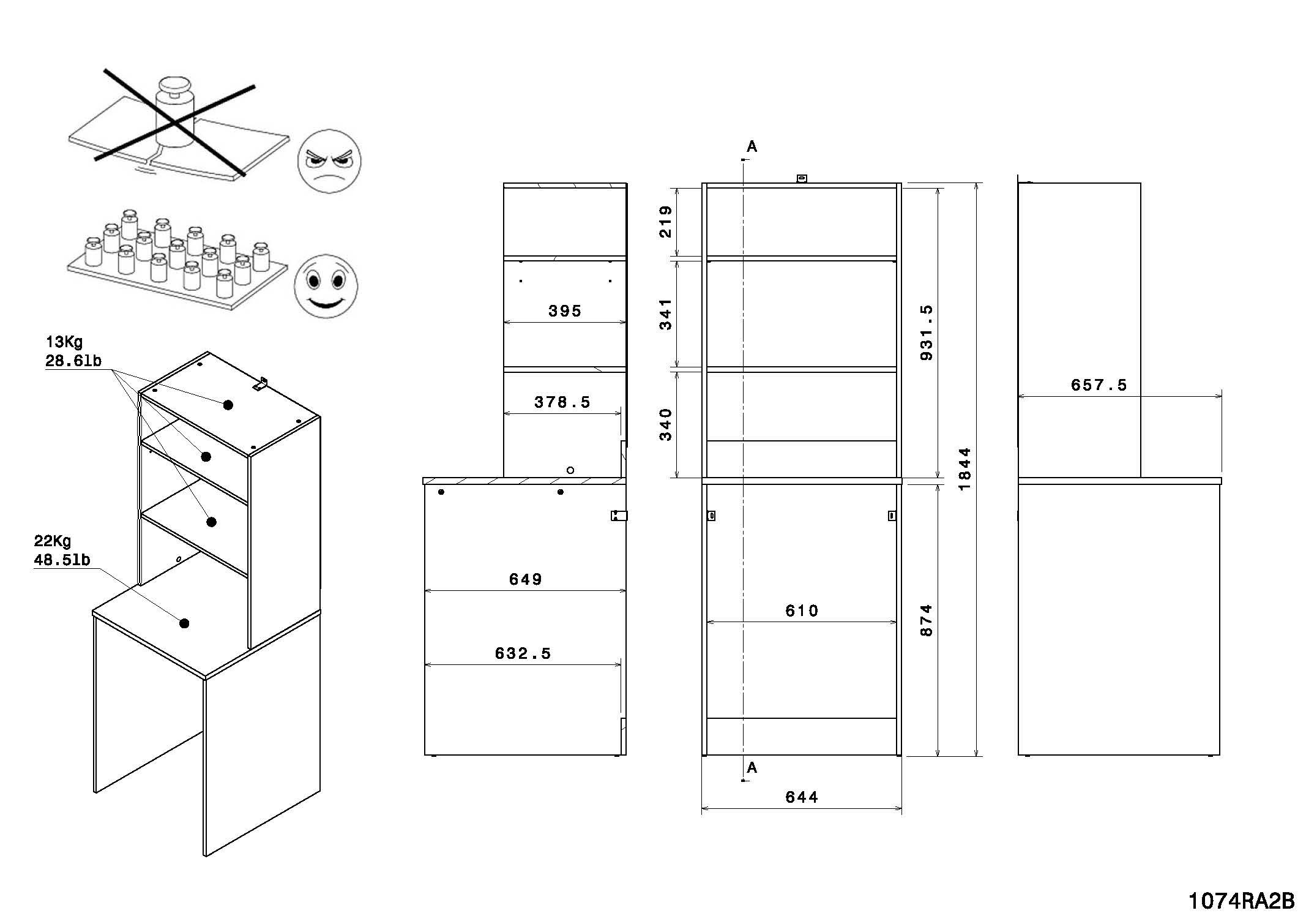 Parisot Mehrzweckschrank-Set »Laundry 1« Komplett-Set, 4 Stk. tlg.