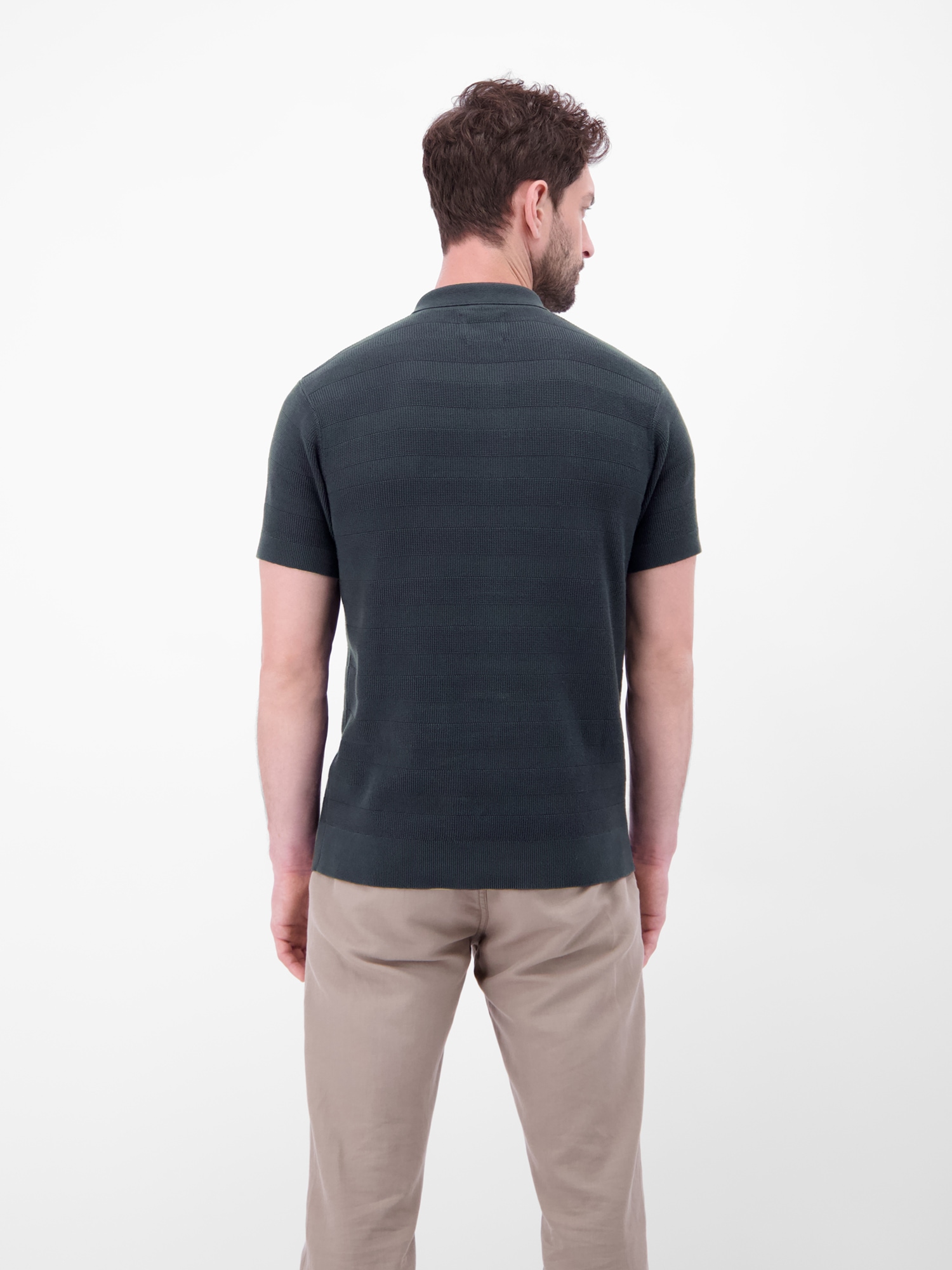 LERROS Poloshirt »Unifarbenes Poloshirt, 100 % Baumwolle«
