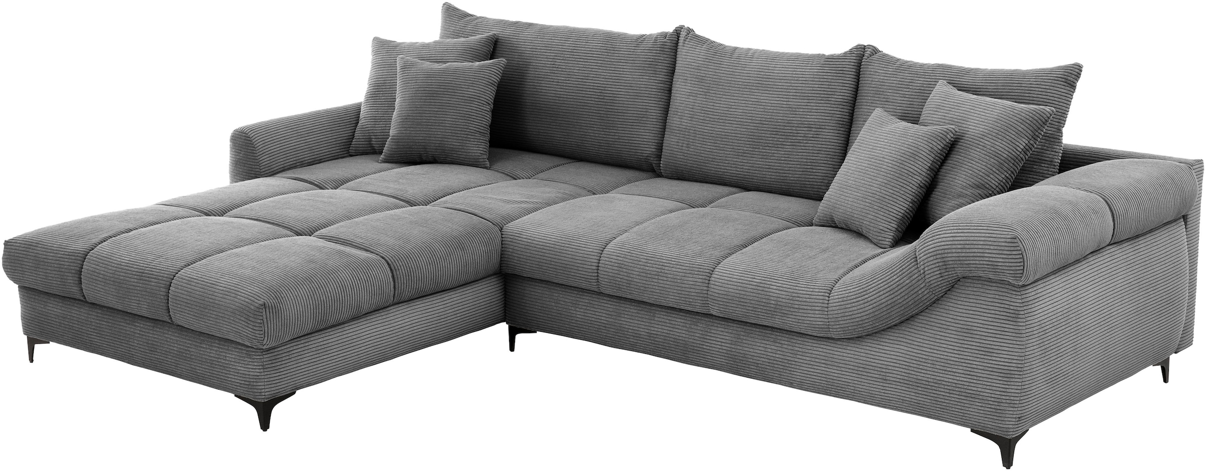 Mr. Couch Ecksofa »Ronaldo, L-Form, wahlweise mit Kaltschaum« wahlweise mit Kaltschaum