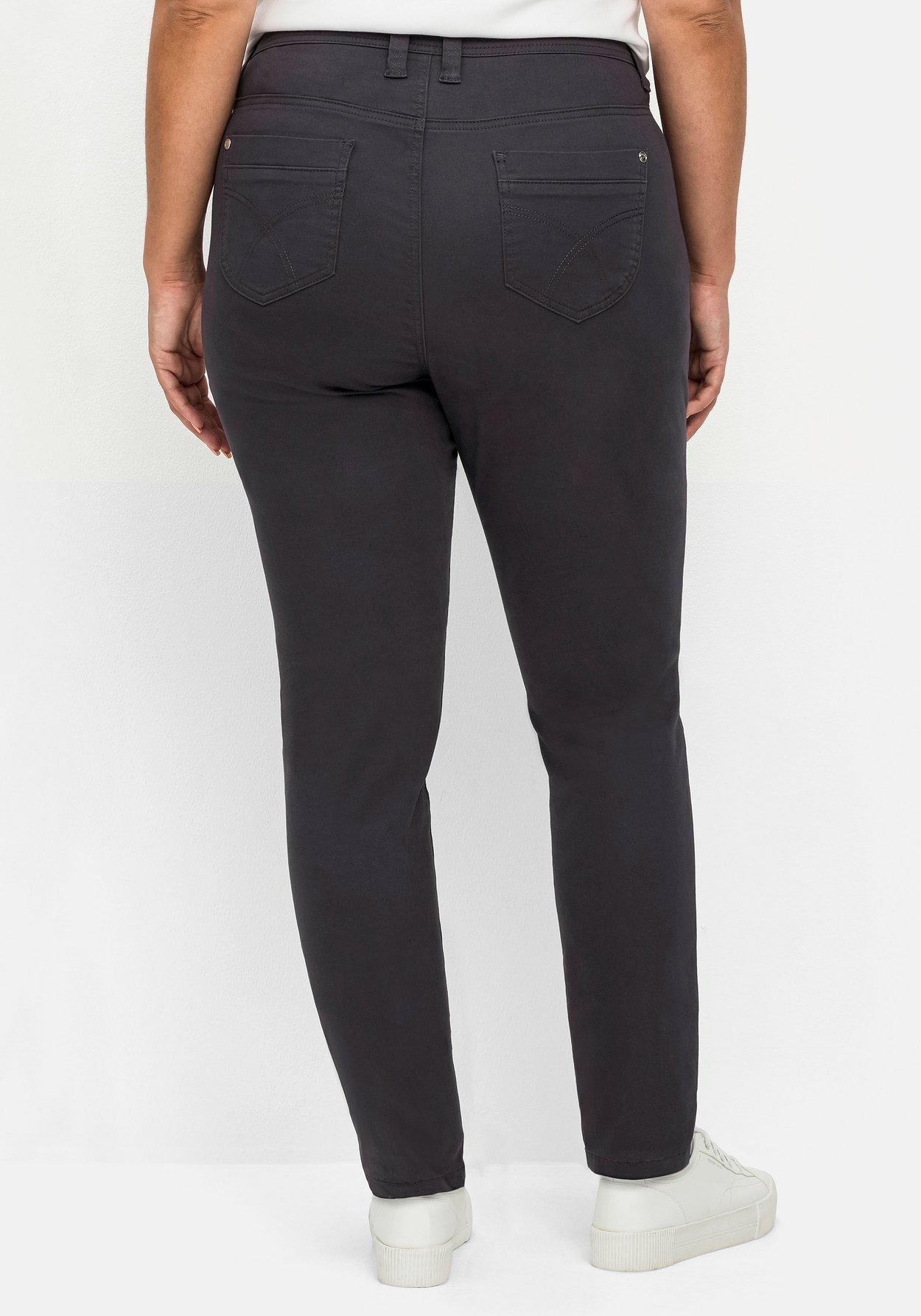 Sheego Stretch-Hose »Twillhose für schmale Beine und mehr Bauch«