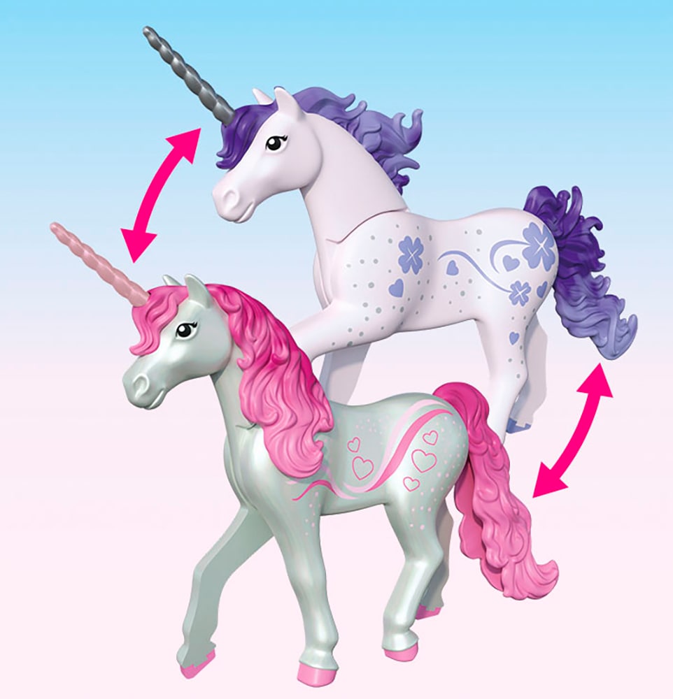 Playmobil® Konstruktions-Spielset »Zauberhafter Einhorn-Stall für Mama und Fohlen (71839), Princess Magic« Made in Europe