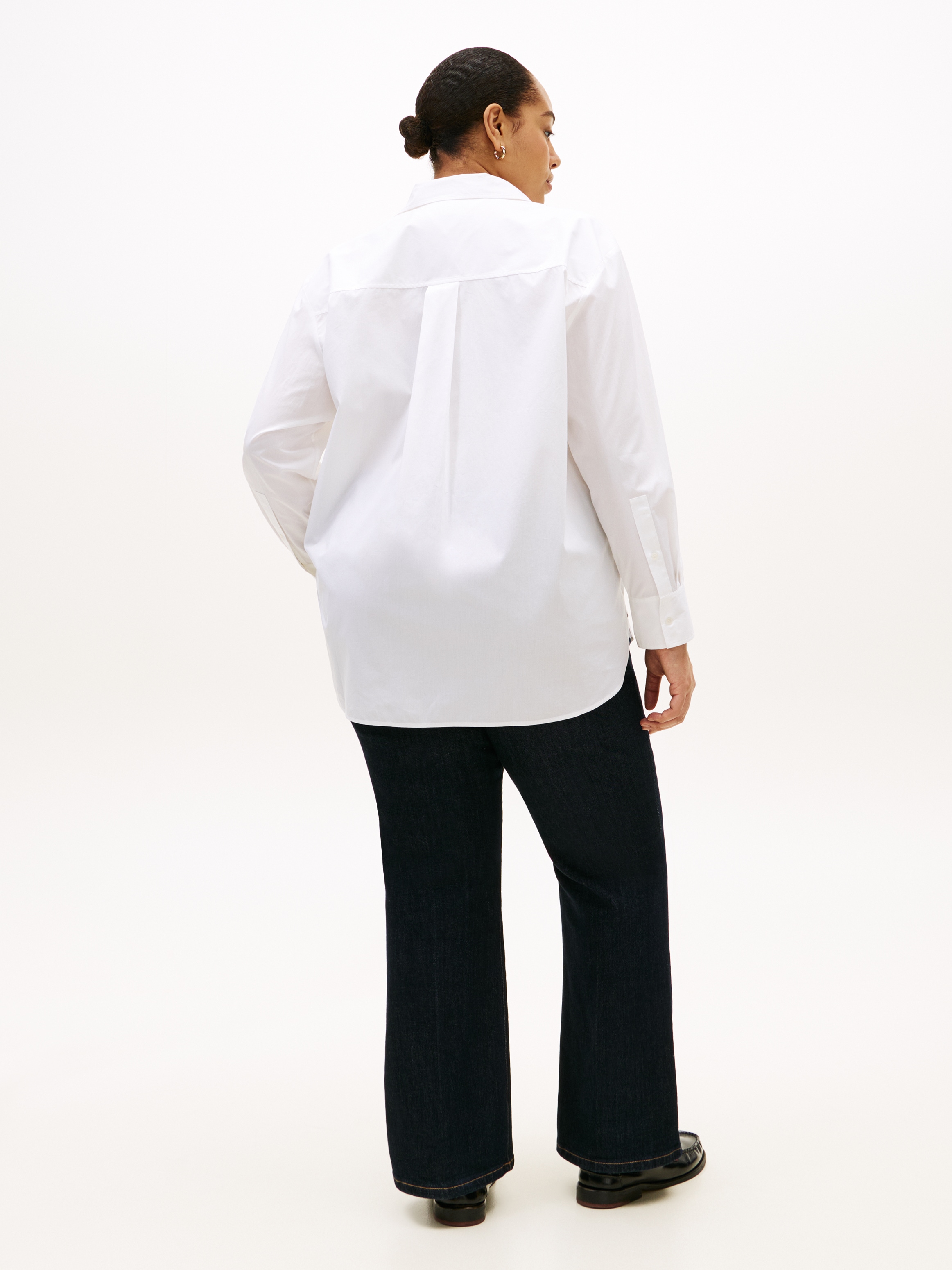 Tommy Hilfiger Curve Hemdbluse »CRV COTTON EASY SHIRT« in großen Größen