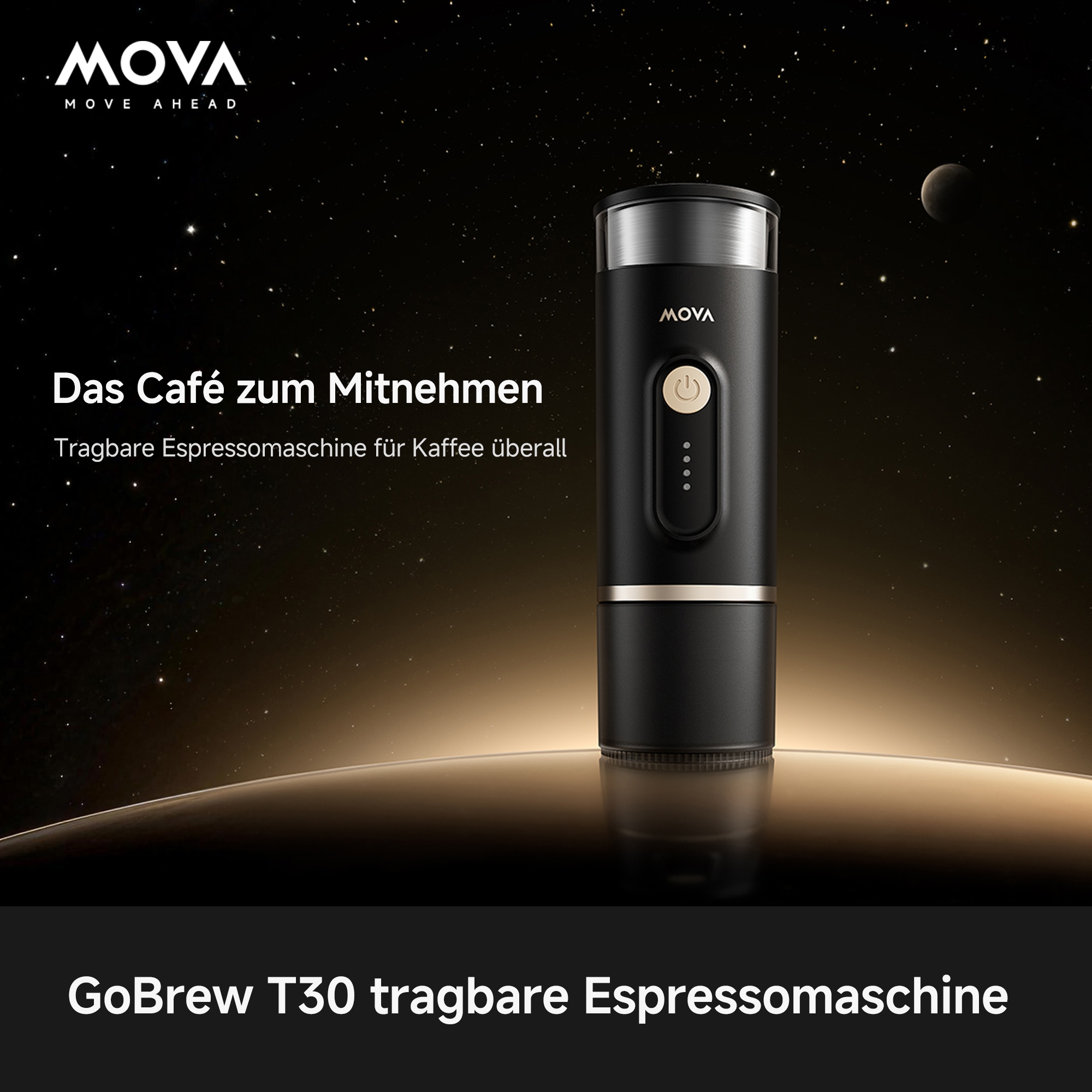 Mova Espressomaschine »GoBrew T30« Kapselmaschine, Schnelle Aufheizzeit, Automatische Kapselerkennung