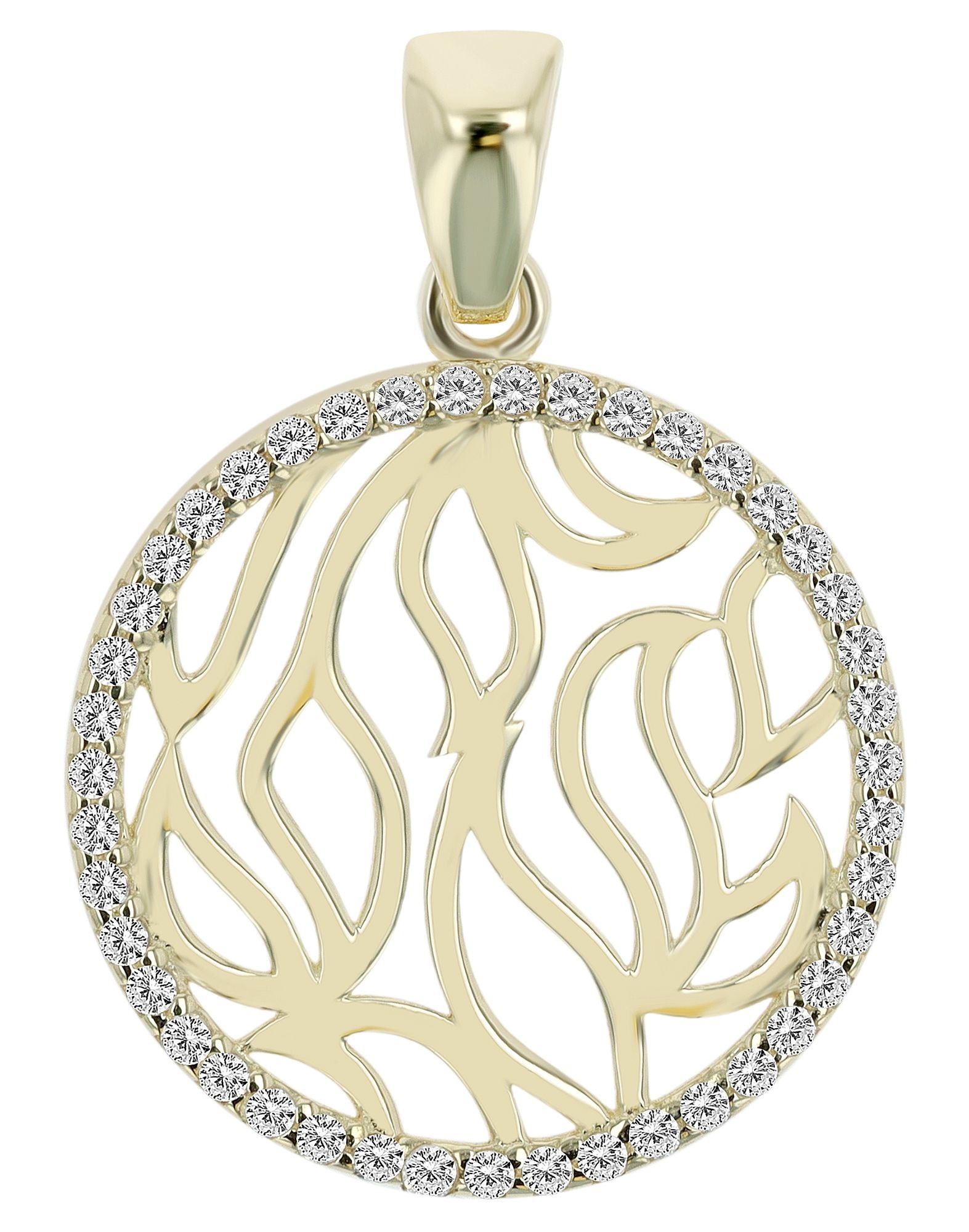 Adelia´s Kettenanhänger »Damen Anhänger aus 333 Gold mit Zirkonia«