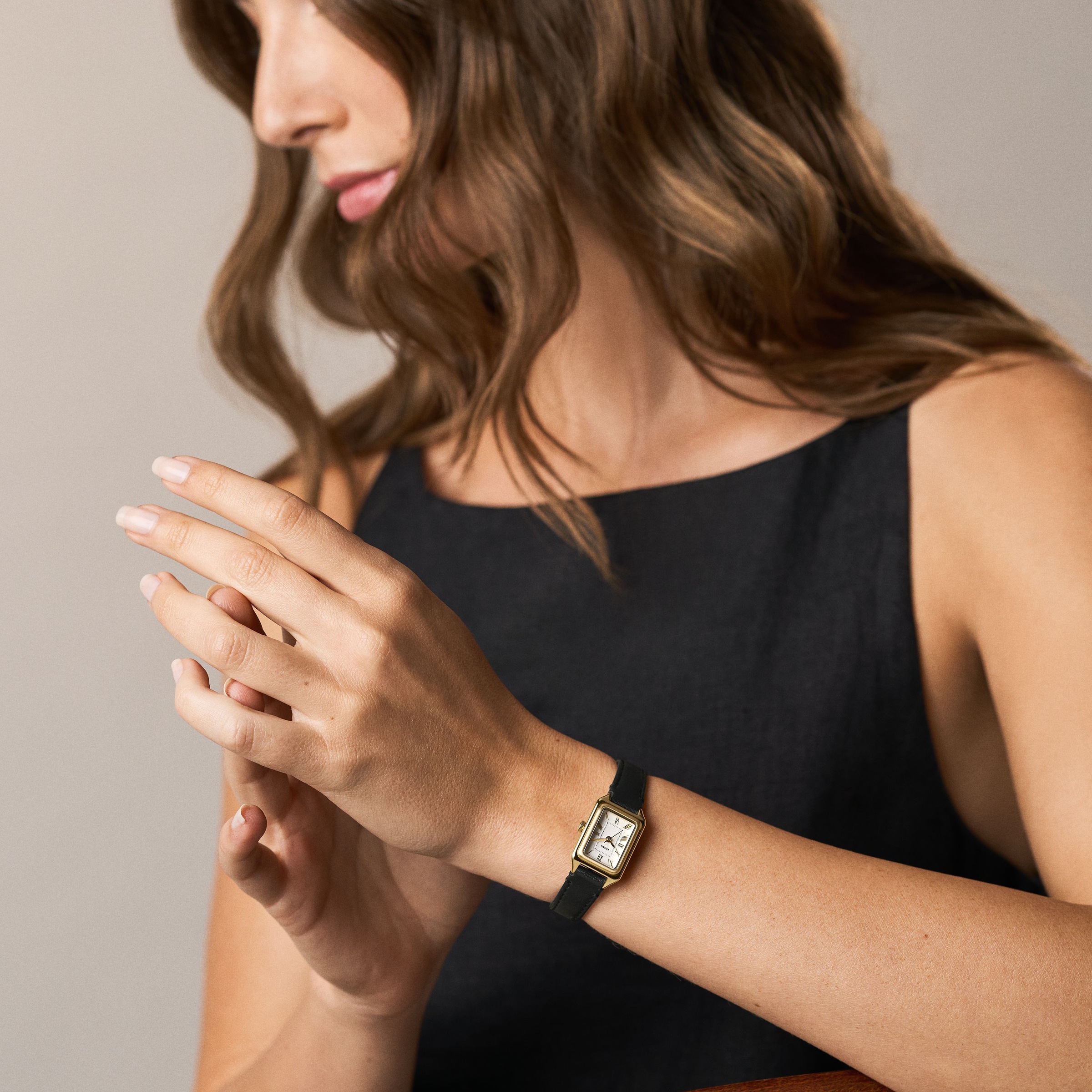 Fossil Quarzuhr »Raquel« Armbanduhr, Damenuhr, Lederarmband, analog