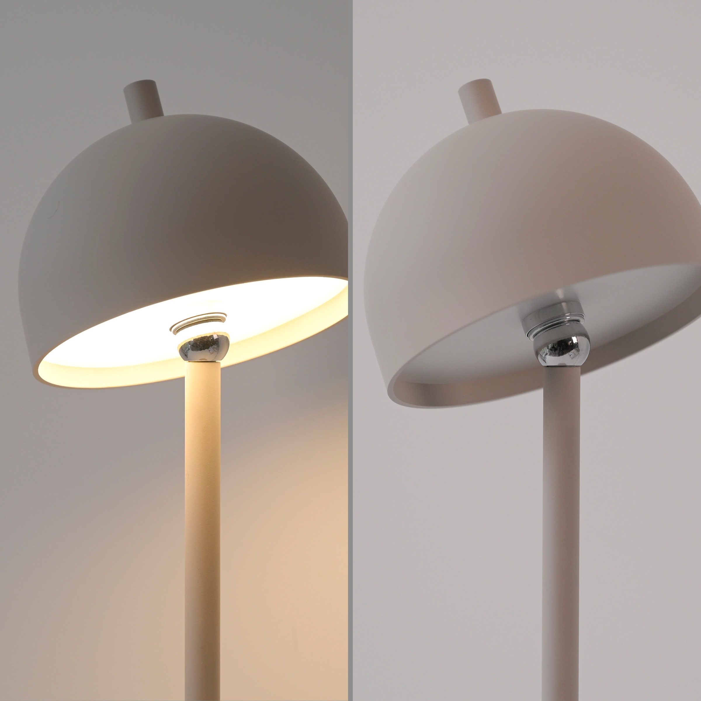 SCHÖNER WOHNEN-Kollektion LED Tischleuchte »BELLIS« LED-Board 1 Stk. Warmweiß SCHÖNER WOHNEN Kollektion, Touchdimmer, Memoryfunktion, IP54, Akku