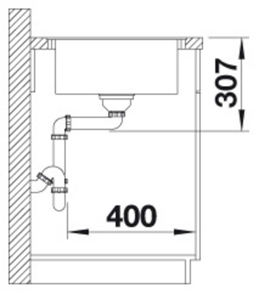 Blanco Granitspüle »ELON XL 6 S-F« 1 Stk. tlg. erhältlich in mehreren Farben, inklusive gratis Edelstahl-Tropfgitter