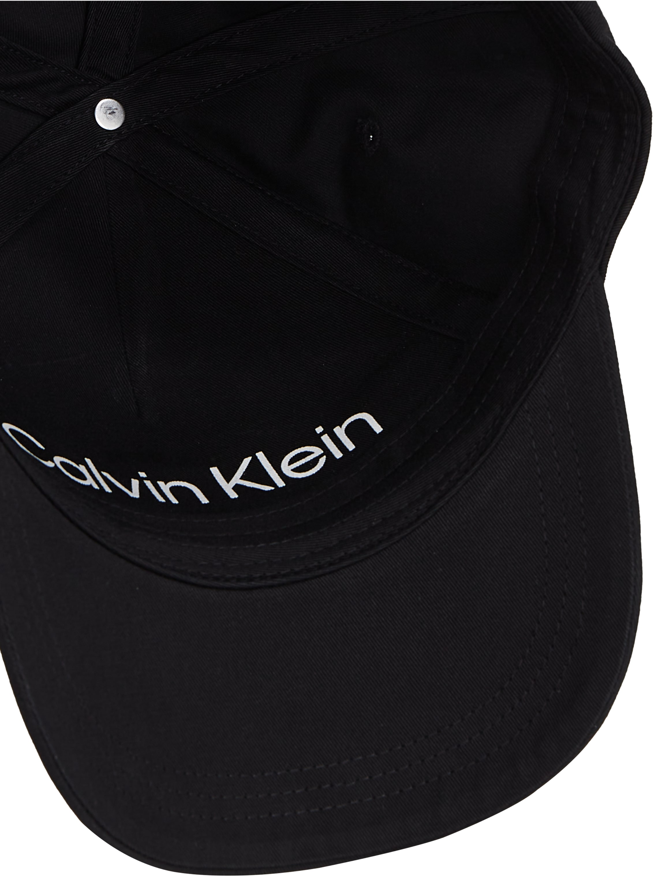 Calvin Klein Baseball Cap, mit Metall-Schriftzug