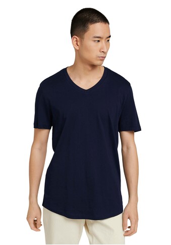 TOM TAILOR Denim T-Shirt, mit V-Neck kaufen