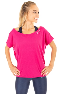sportliches Oversize-Shirt in Pink