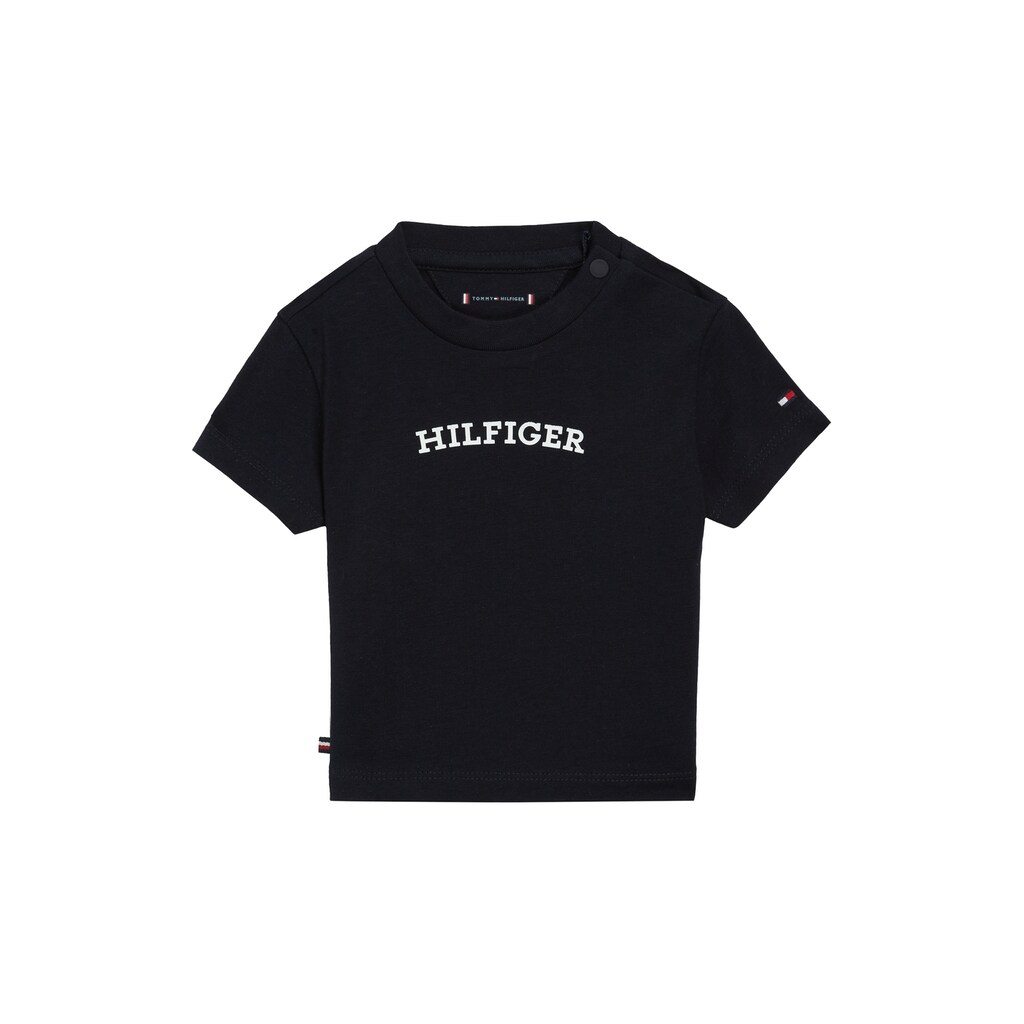 Tommy Hilfiger T-Shirt »BABY CURVED MONOTYPE TEE S/S«