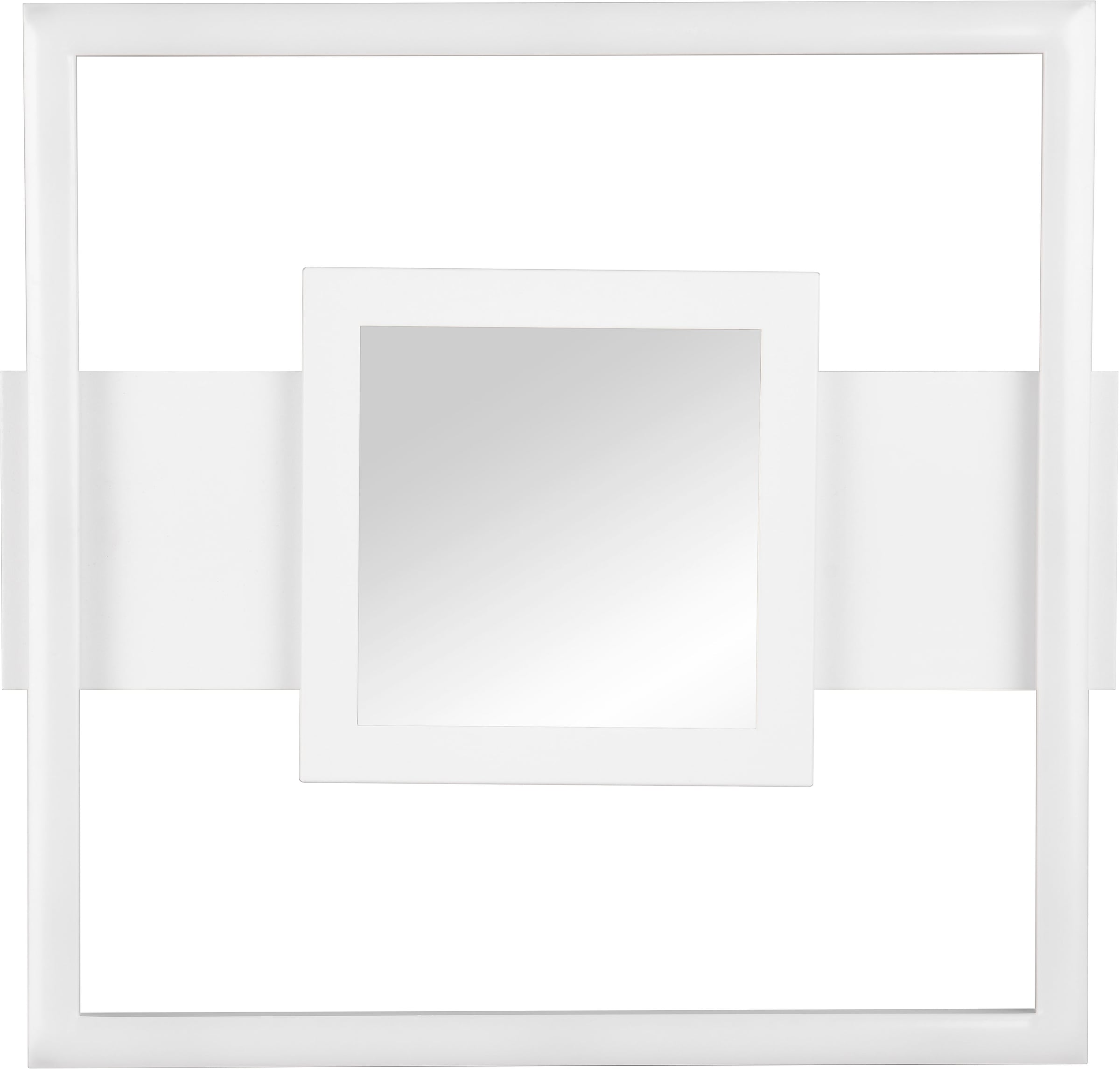 REALITY Leuchten LED Deckenleuchte »WHEELER, LED Deckenlampe 16W 2000 Lumen 4000K kaltweißes Licht« LED-Board 1 Stk. Kaltweiß Lichteffekte mit Spiegelfolie, 35 x 33 cm, Wand- oder Deckenleuchte