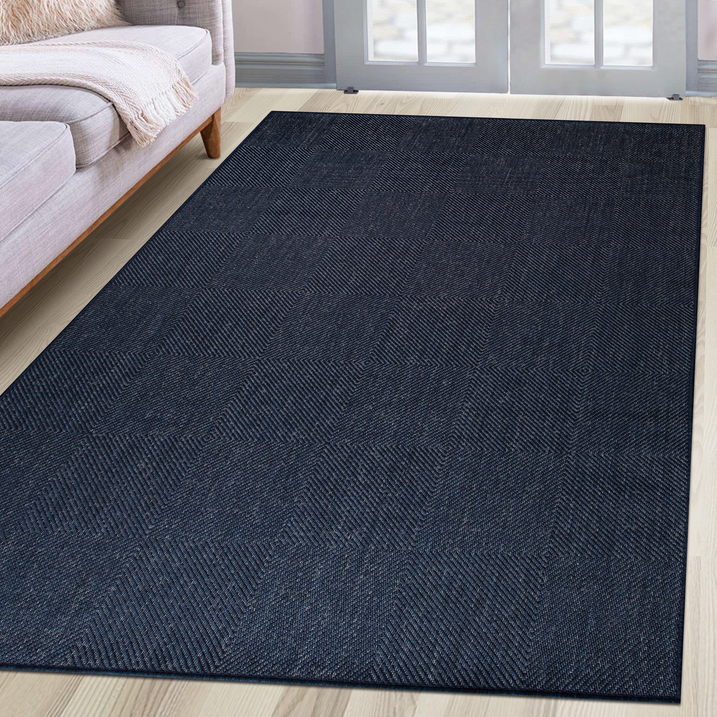 my home Teppich »Anna auch als Läufer erhältlich«, rechteckig, 3 mm Höhe, In- und Outdoor geeignet, Sisal-Optik, Wetterfest & UV-beständig