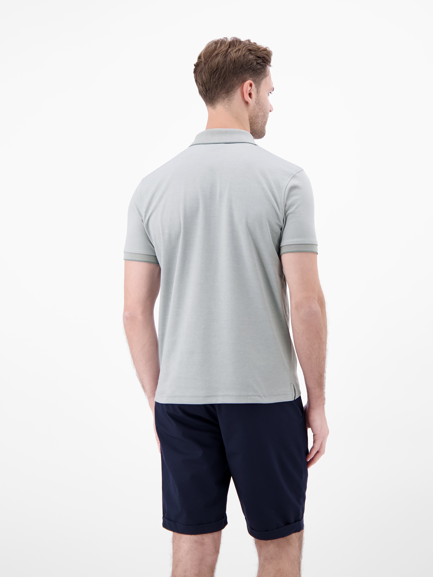 LERROS Poloshirt »Unifarbenes Poloshirt in Piqué-Qualität«
