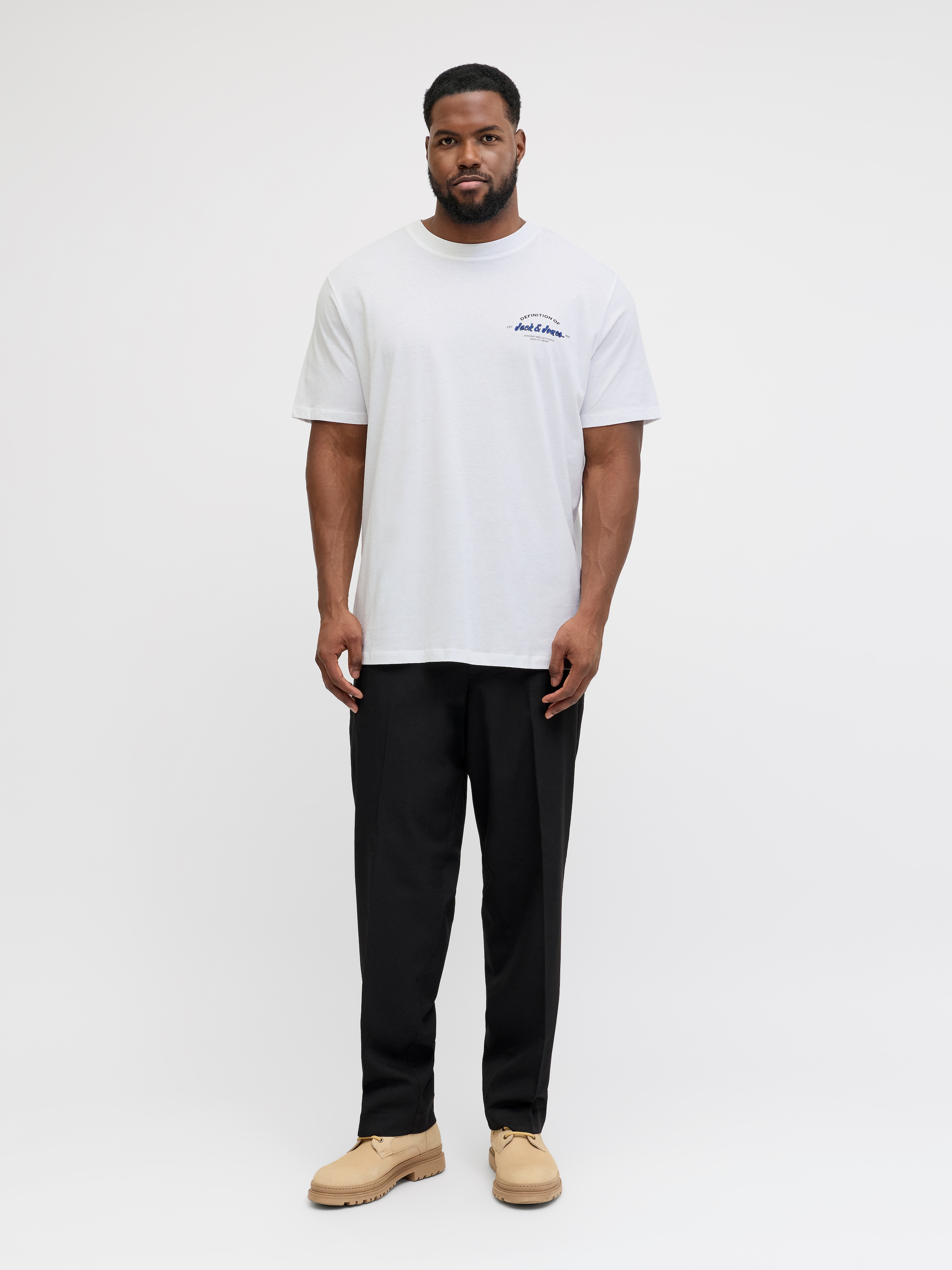 Jack & Jones PlusSize Rundhalsshirt »JJBRANDON TEE SS CREW NECK PLS«