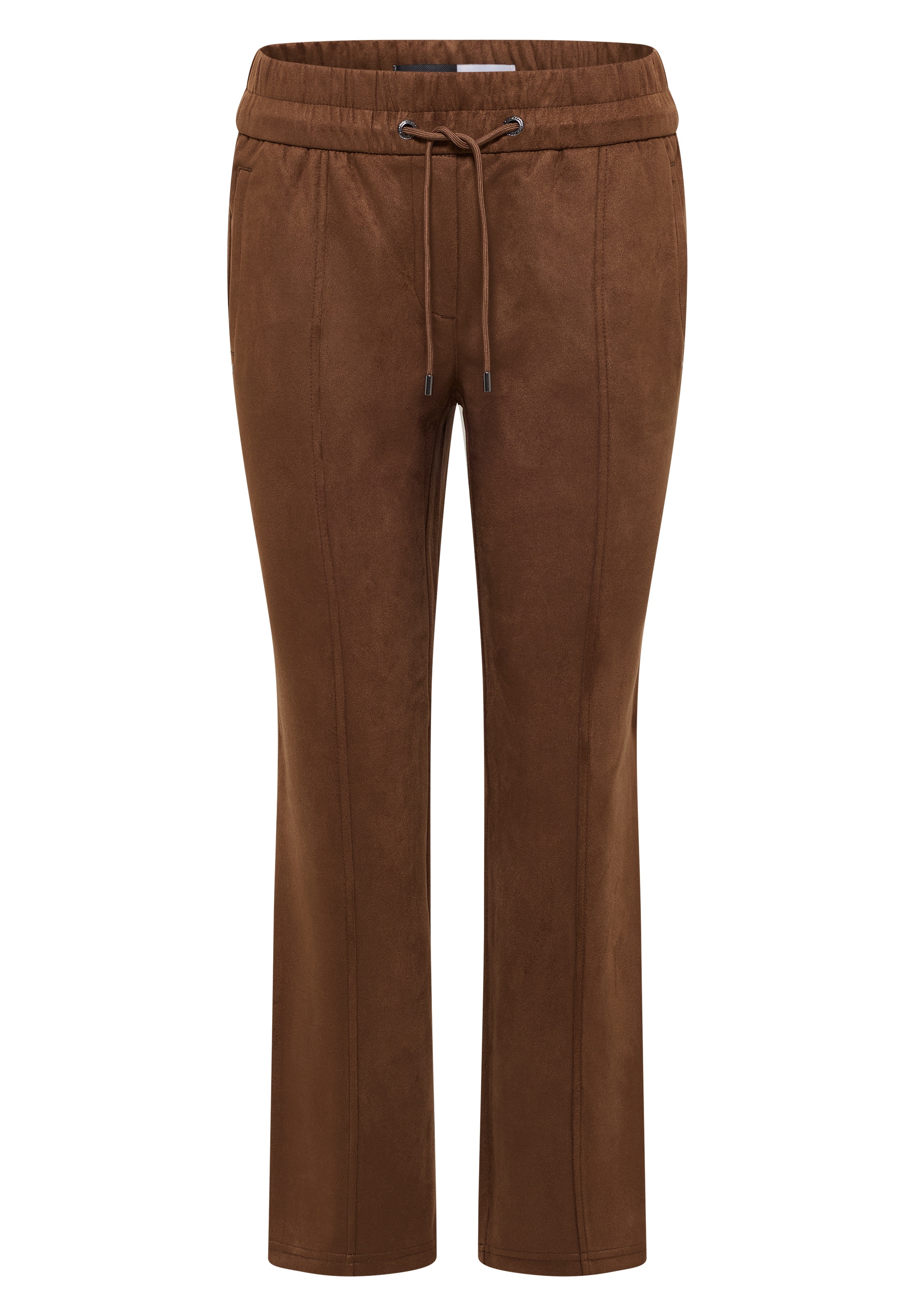 Cecil Stoffhose »Style Tracey«, Velours-Look, mit elastischem Bund und Tunnelzug