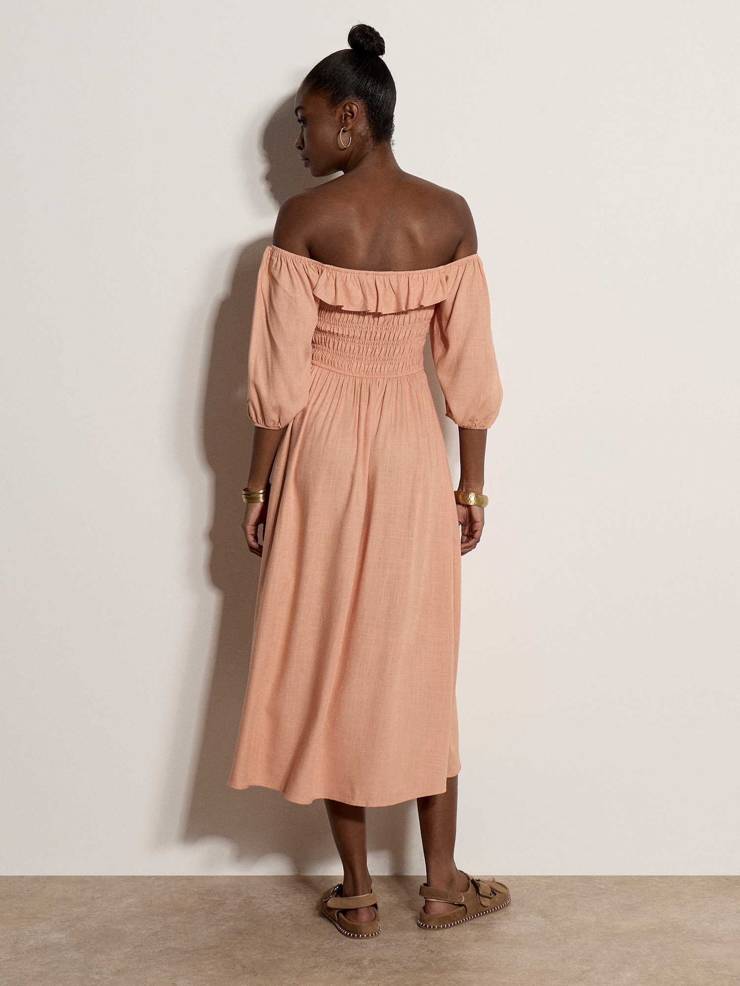 Apricot Maxikleid »Maxikleid« Gerafft