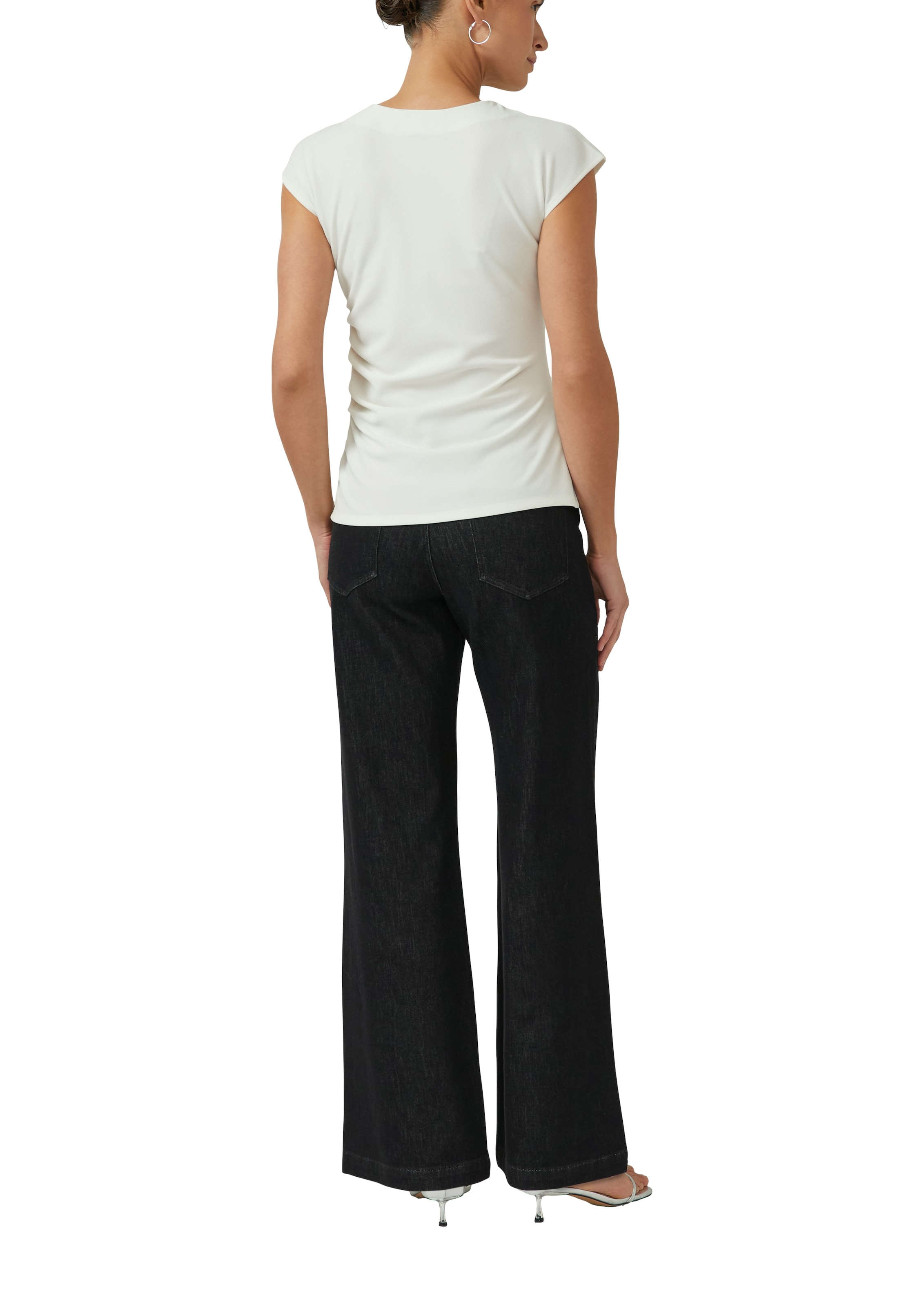 s.Oliver BLACK LABEL T-Shirt mit Raffung