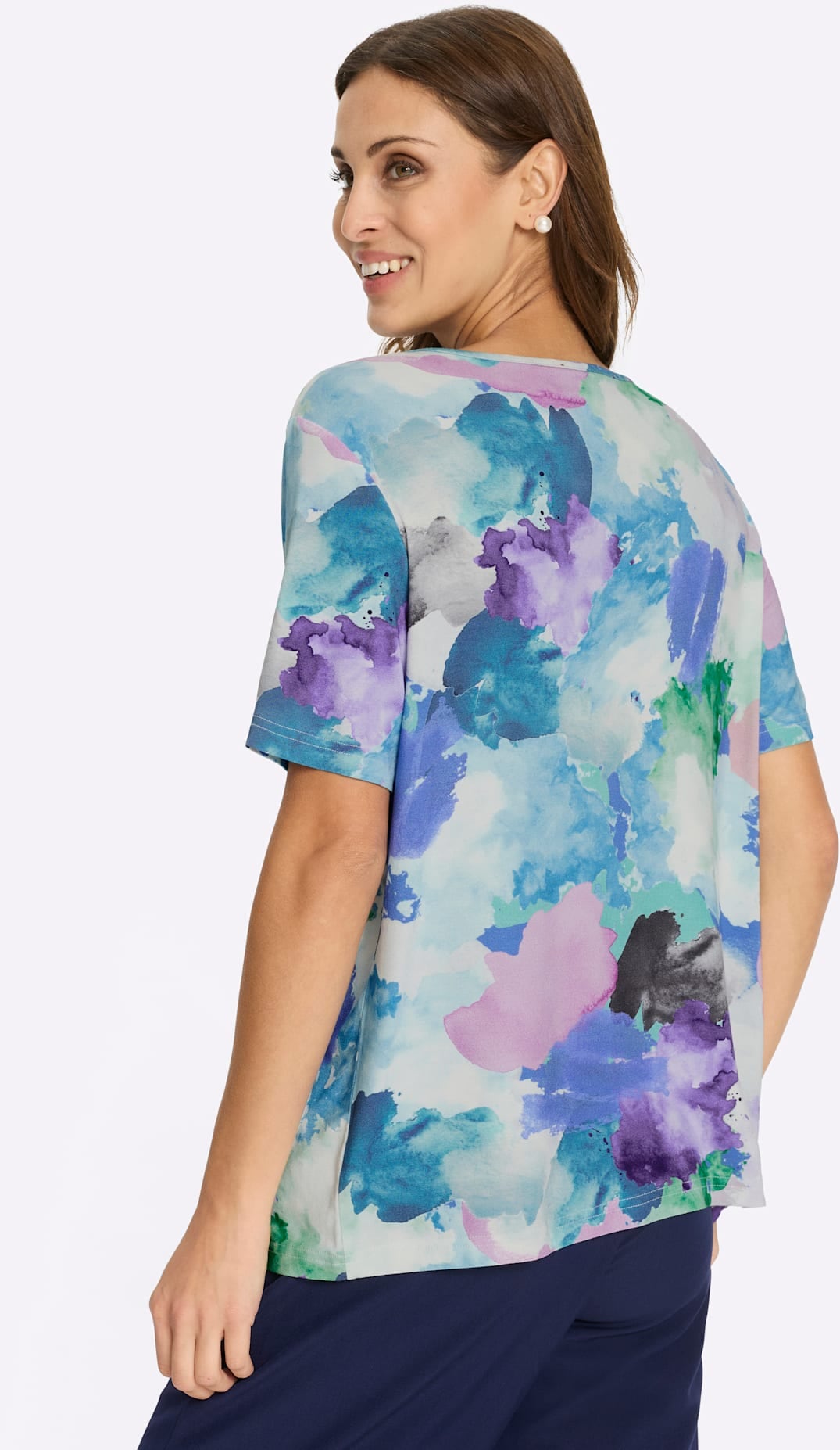 Lady Rundhalsshirt »Rundhals-Shirt« 1 tlg. tlg.