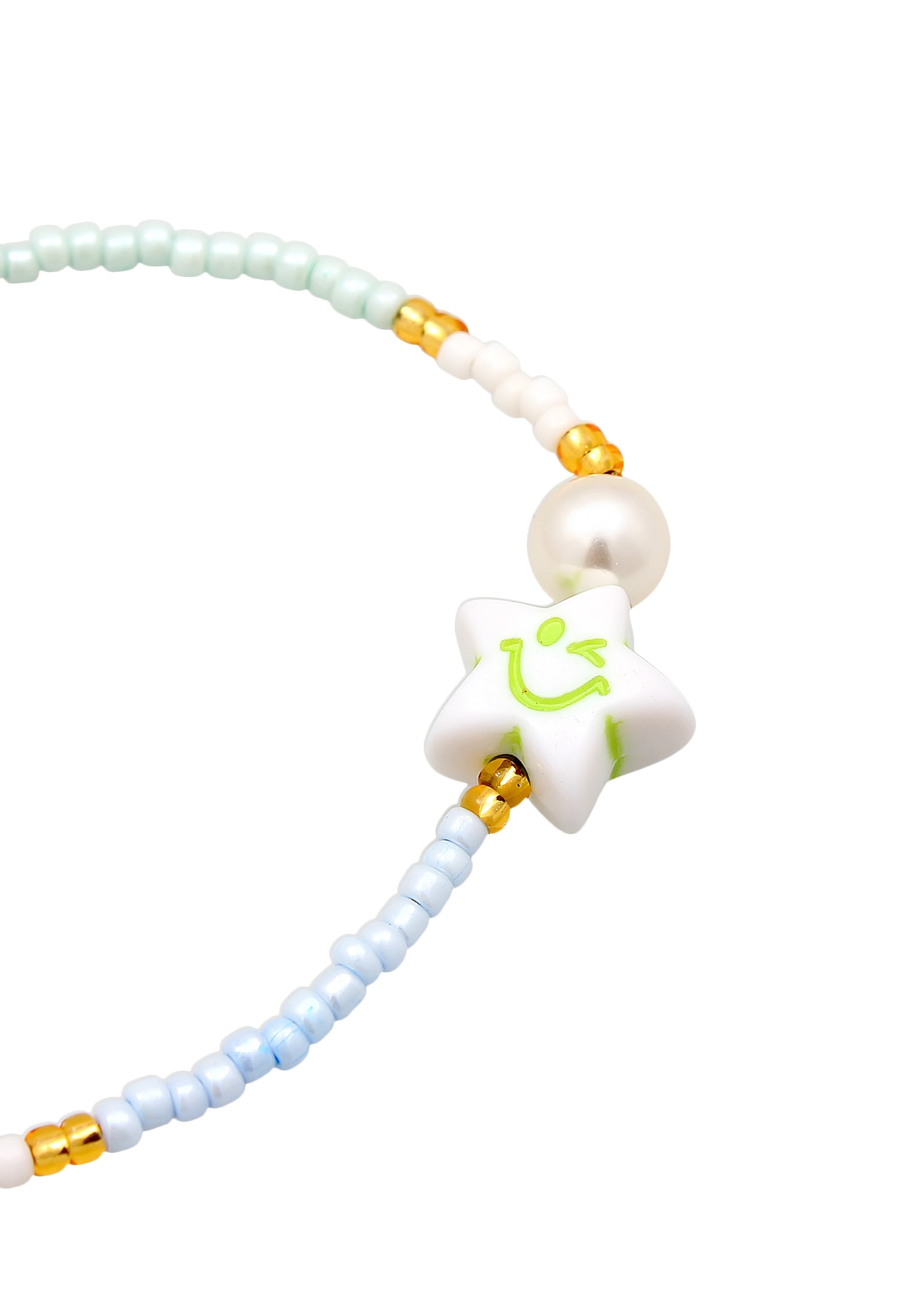 Elli Schmuckset »Schmuckzubehör Schmuckzubehör Beads Phone Kette Smiling 925 Silber«
