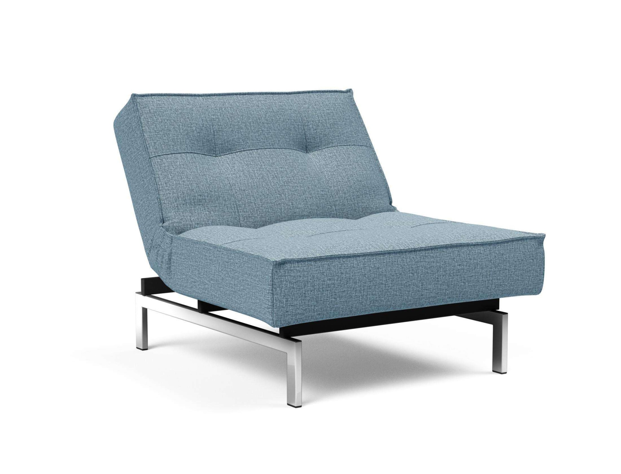 INNOVATION LIVING ™ Sessel »Splitback« mit chromglänzenden Beinen, in skandinavischen Design