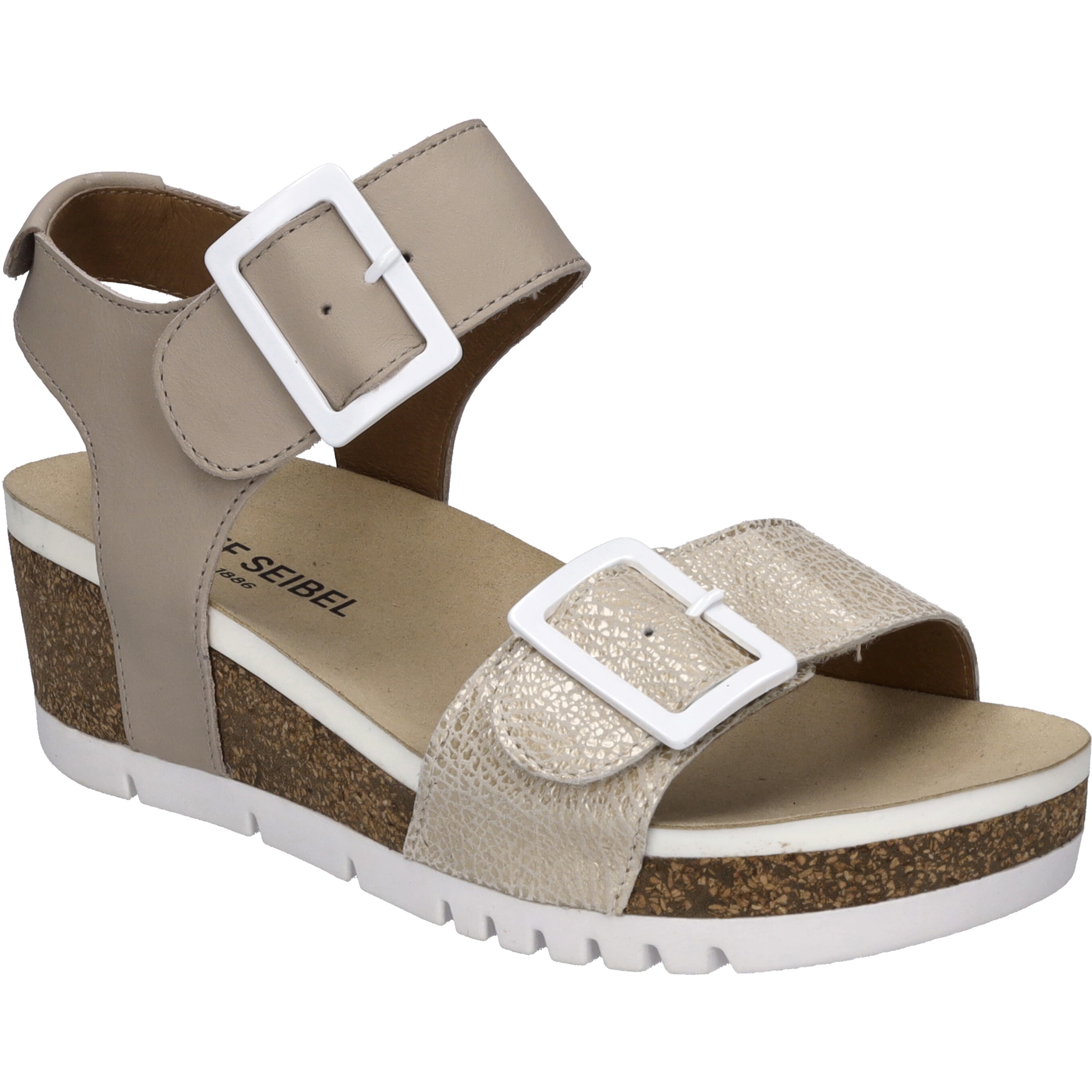 Josef Seibel Sandale »Quinn 02, creme-kombi«