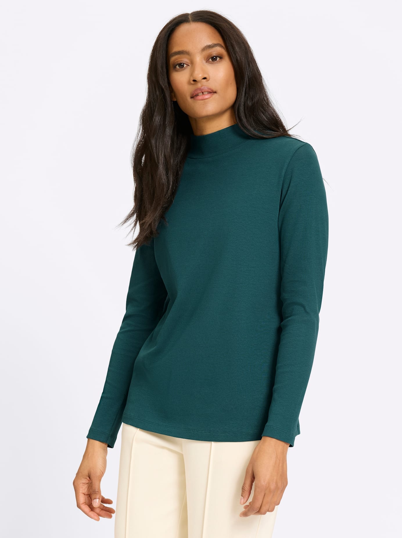 heine Langarmshirt »Rollkragen-Shirt« 1