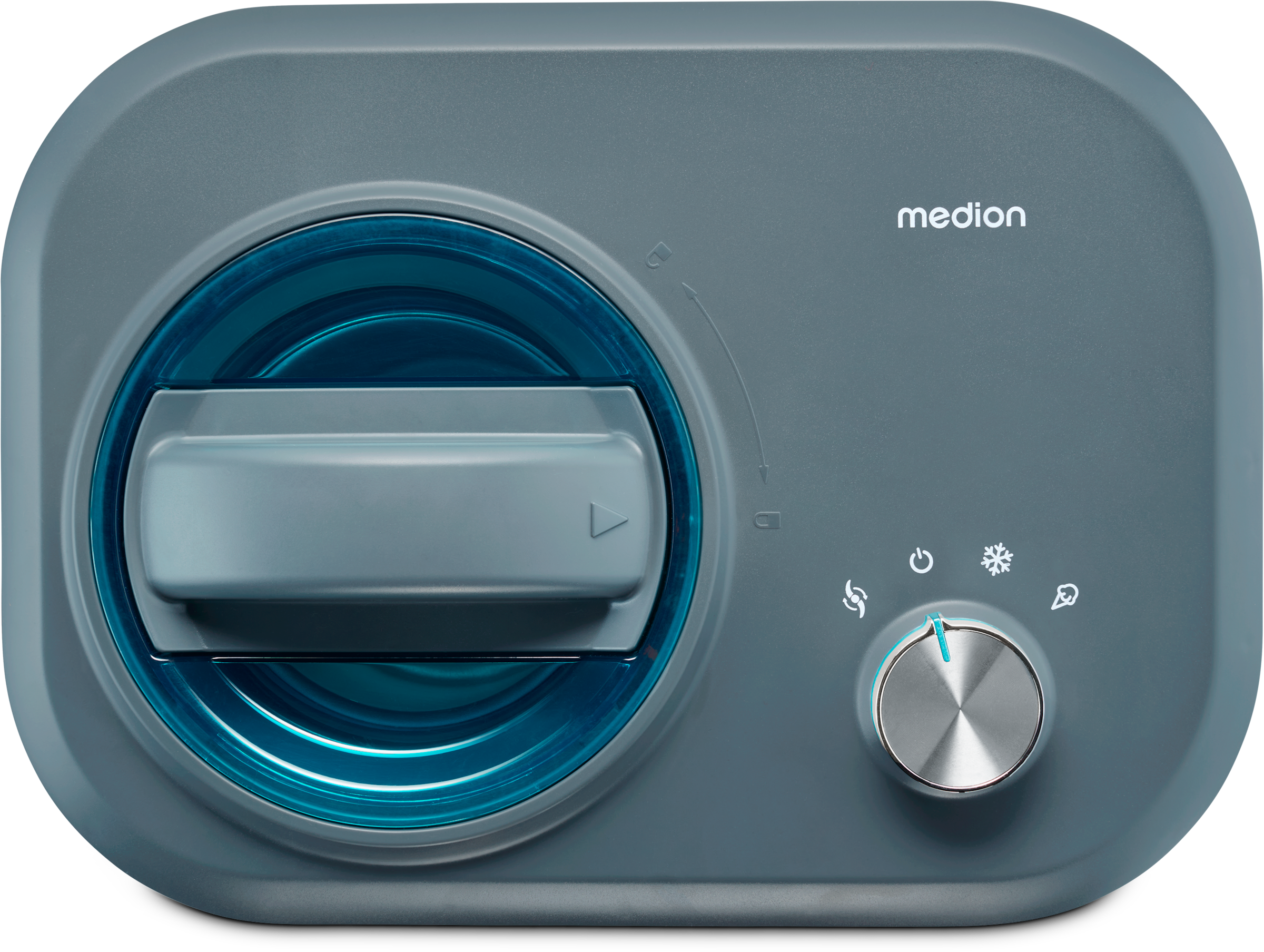 Medion® Eismaschine »MD 10169«, 100 W, 1 L Eis, kein Vorkühlen notwendig, entnehmbarer Aluminium-Eisbehälter