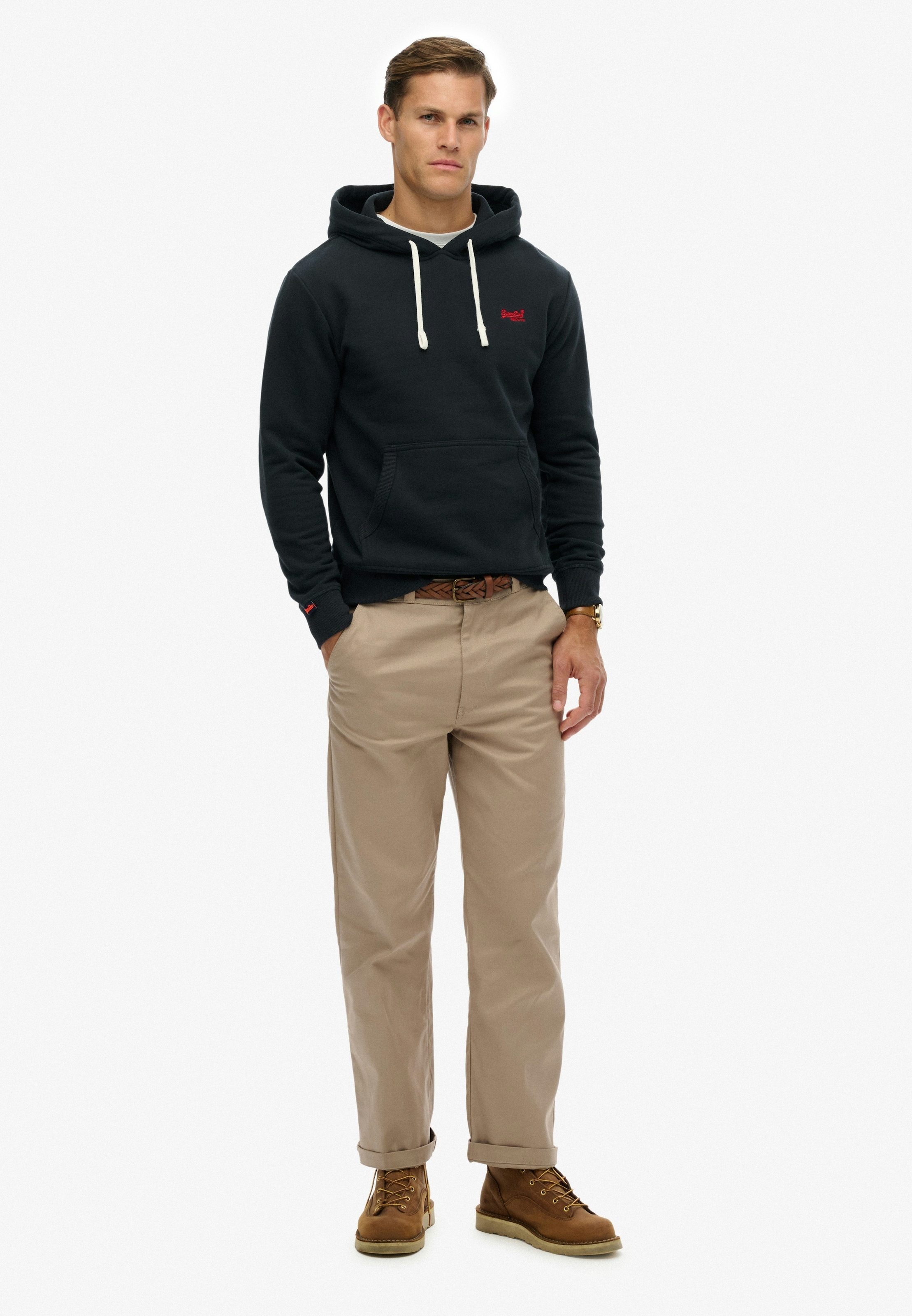 Superdry Kapuzensweatshirt »Essential Logo Classic Hood«, Baumwollmischung, loose fit
