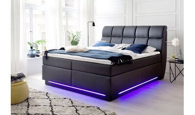 meise.möbel Boxspringbett, mit LED-Beleuchtung, USB-Anschlüsse und Topper kaufen