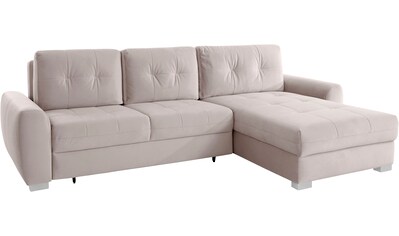 INOSIGN Ecksofa »Henderson de Luxe«, in 2 Breiten, incl. Bettfunktion und Bettkasten, incl. Topper und Zierkissen kaufen INOSIGN Ecksofa »Henderson de Luxe«, in 2 Breiten, incl. Bettfunktion und Bettkasten, incl. Topper und Zierkissen kaufen