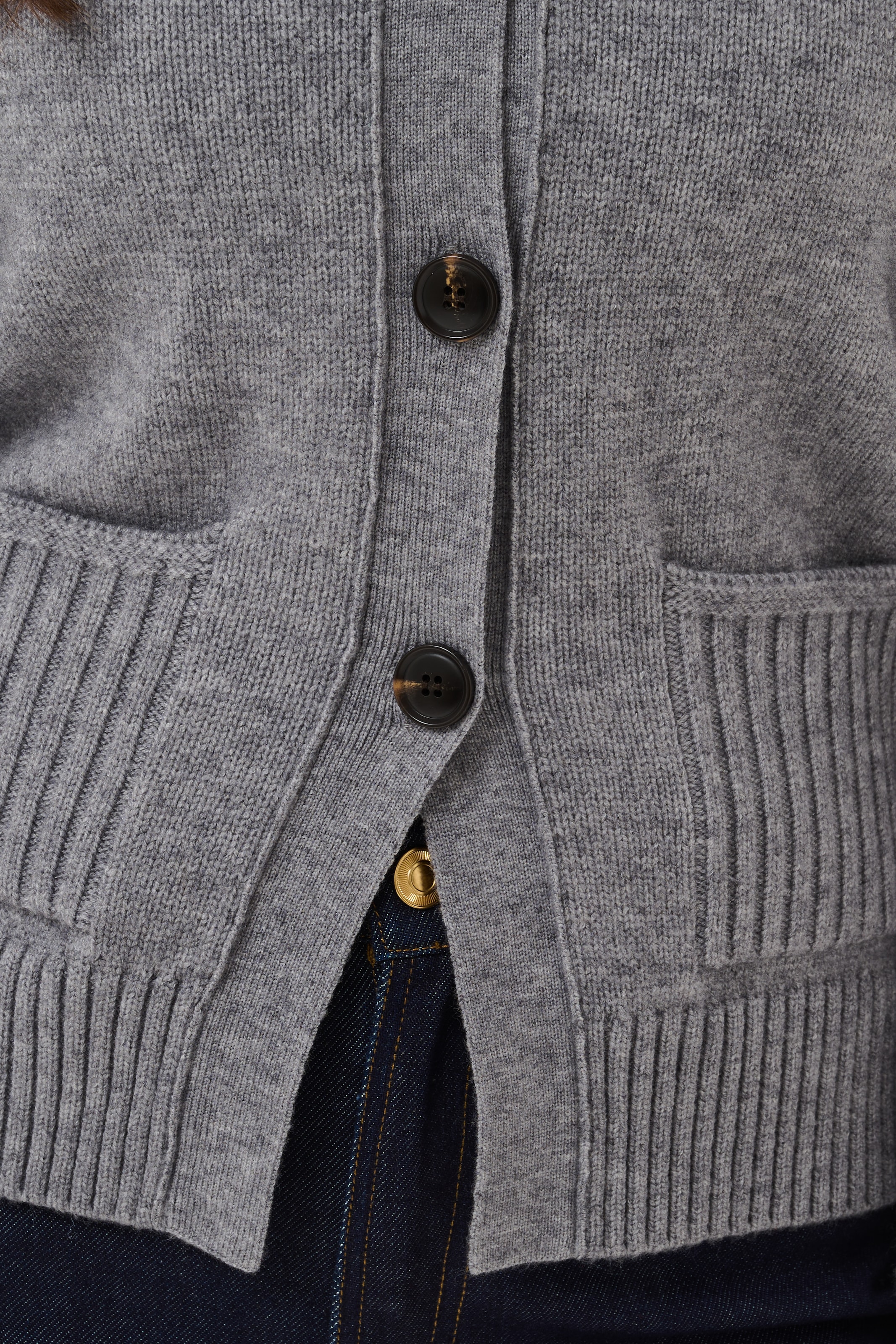 Saint Tropez Strickjacke »TheresaSZ Cardigan« Materialmix, Fitted