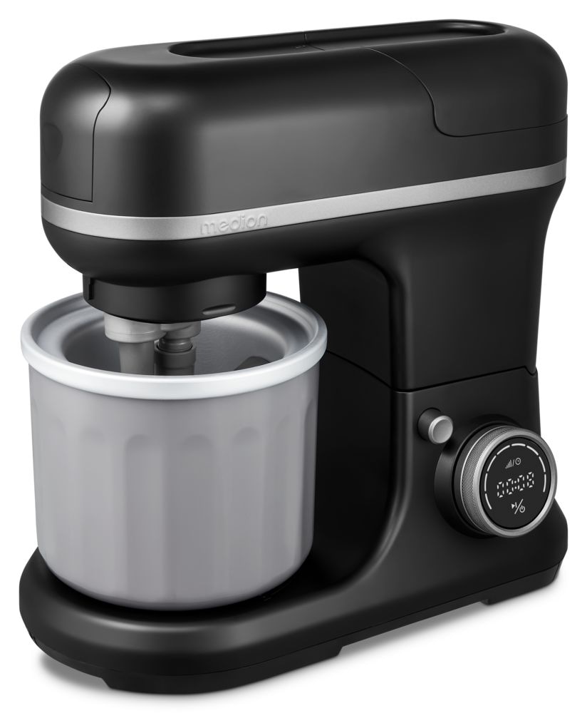 Medion® Küchenmaschine »MD 18442 8 Geschwindigkeitsstufen, schwarz«, schwarz