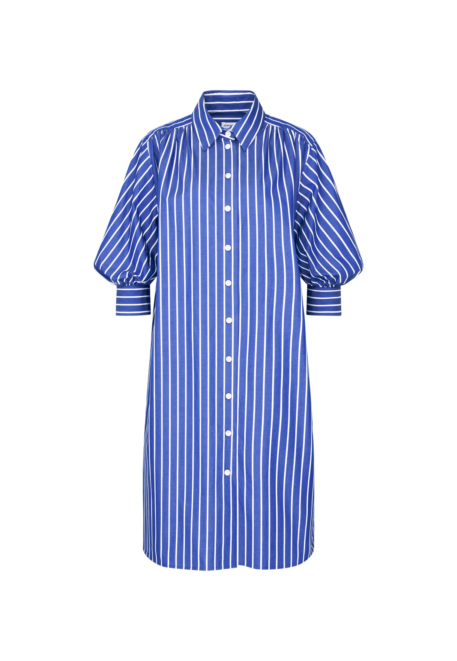 seidensticker Sommerkleid 3/4 Kragen Gestreift