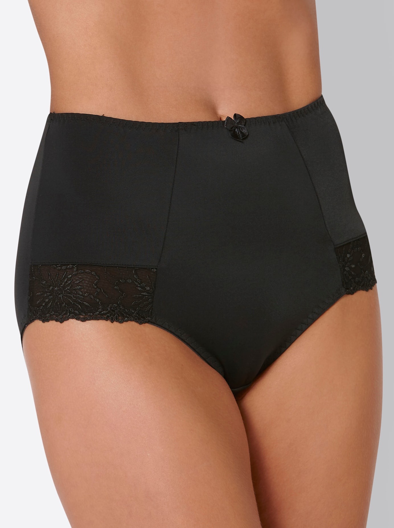 Wäschepur Damen Miederslip 2 Stk. tlg. in schwarz, Größe 50