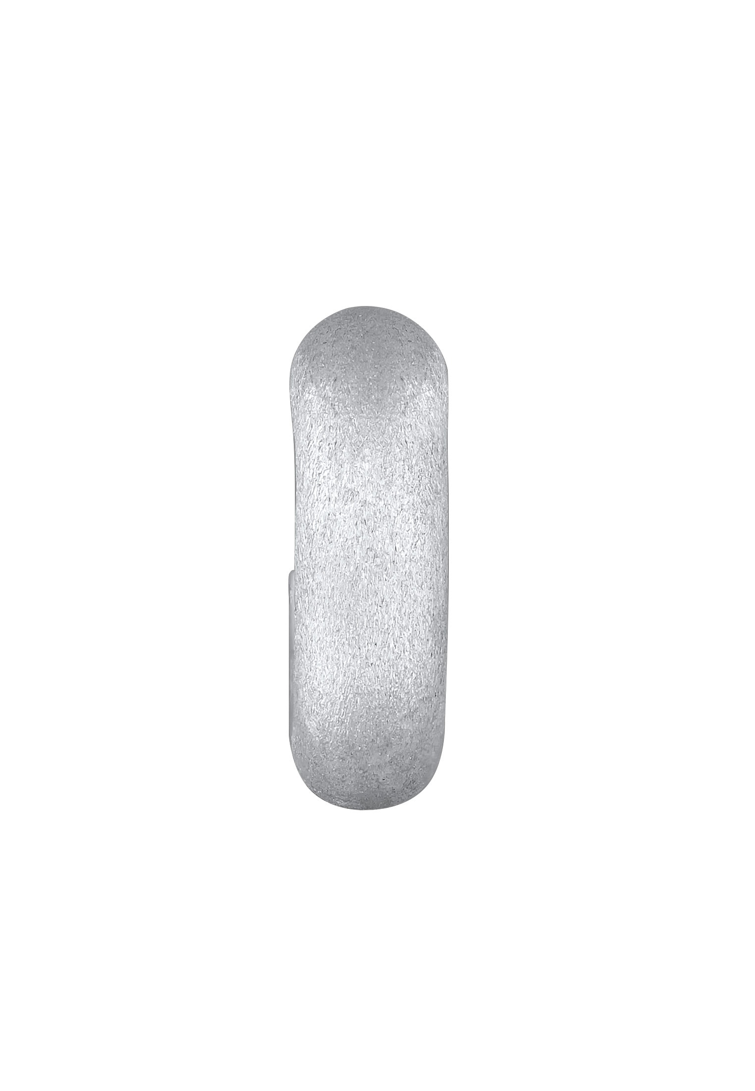 Kuzzoi Paar Ohrklemmen »Ohrringe Earcuff Single Basic Look Gebürstet 925 Silber«