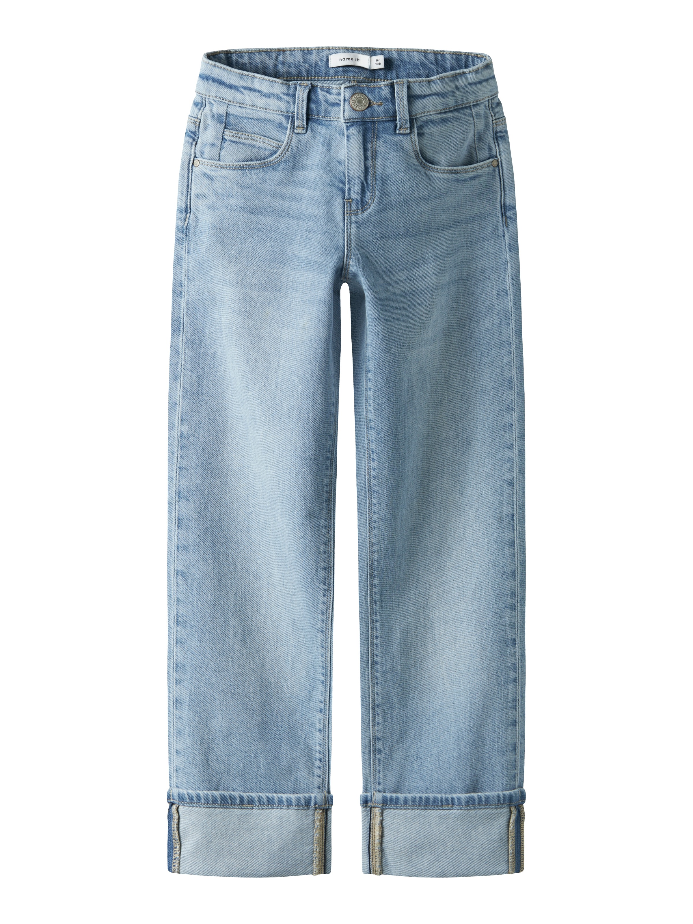 Name It Straight-Jeans »NKFROSE STRAIGHT FOLD JEANS 4224-AZ NOOS«