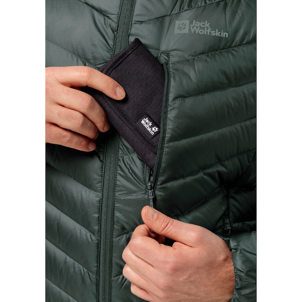 Jack Wolfskin Daunenjacke »PASSAMANI DOWN HOODY M«, mit Kapuze