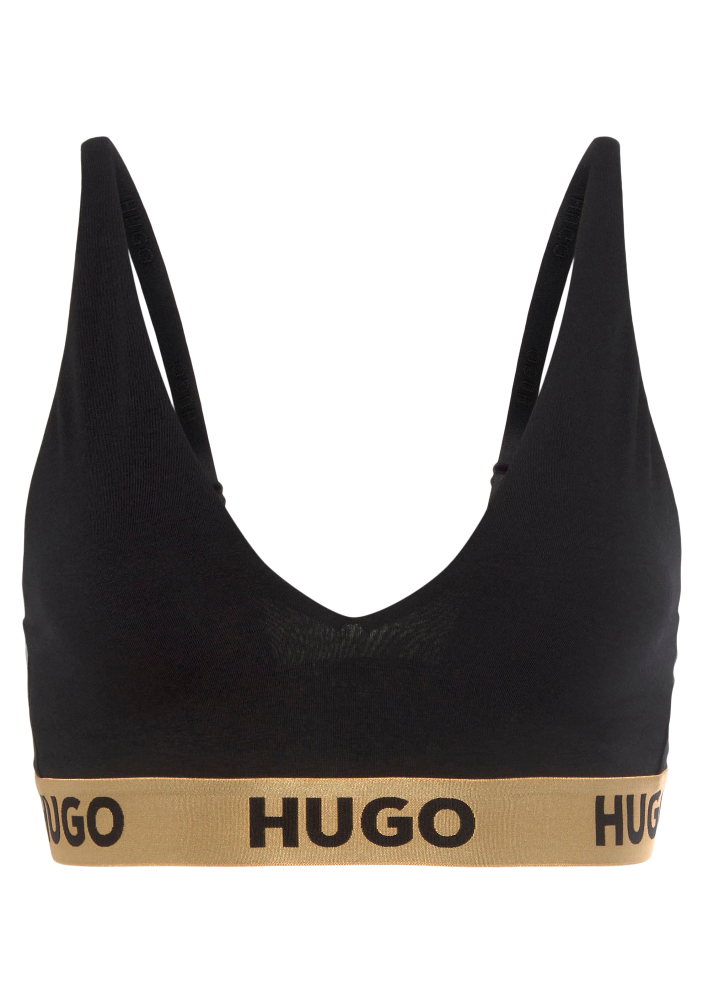bestellen Triangel-BH Bund im mit Shop Online HUGO »TRIANGLE OTTO PADD.SPORTY«, Logo HUGO dem auf