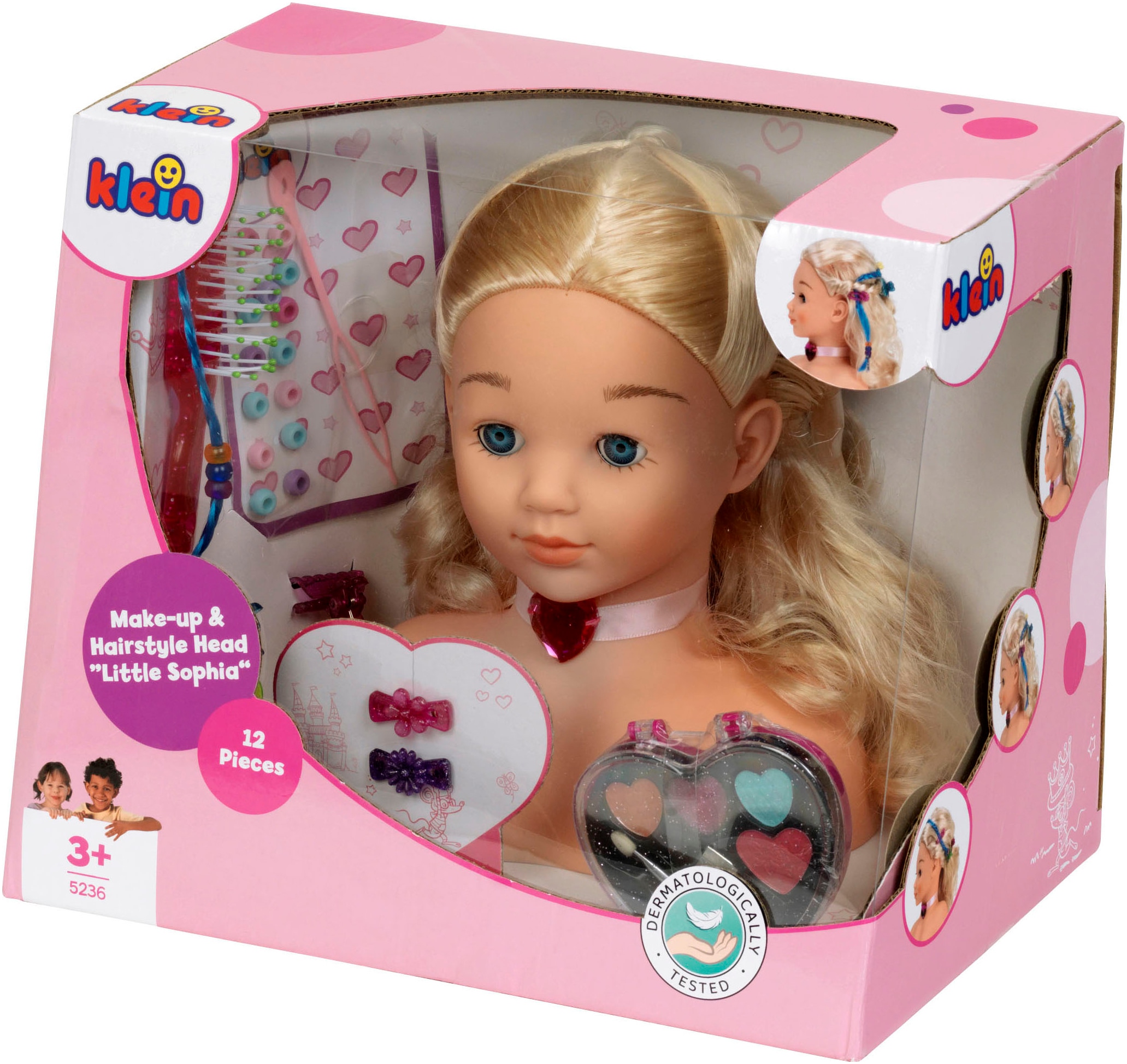 Klein Frisier- & Schminkkopf »Little Sophia«
