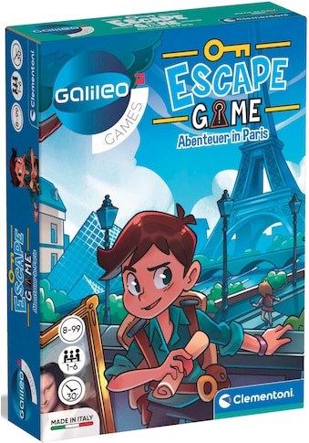 Clementoni® Spiel »Galileo Escape Game Abenteuer in Paris«, Made in Europe, FSC® -... kaufen