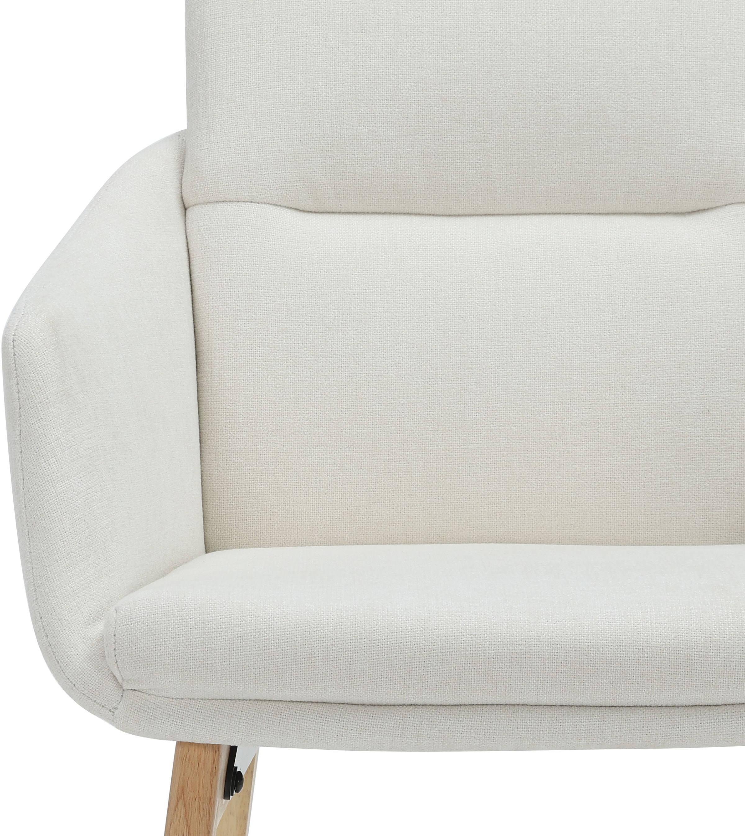 OTTO home Esszimmerstuhl »Hadelin« () 1 Stk.pflegeleichter Webstoff, massives Echtholzgestell, Sitzhöhe ca. 50 cm