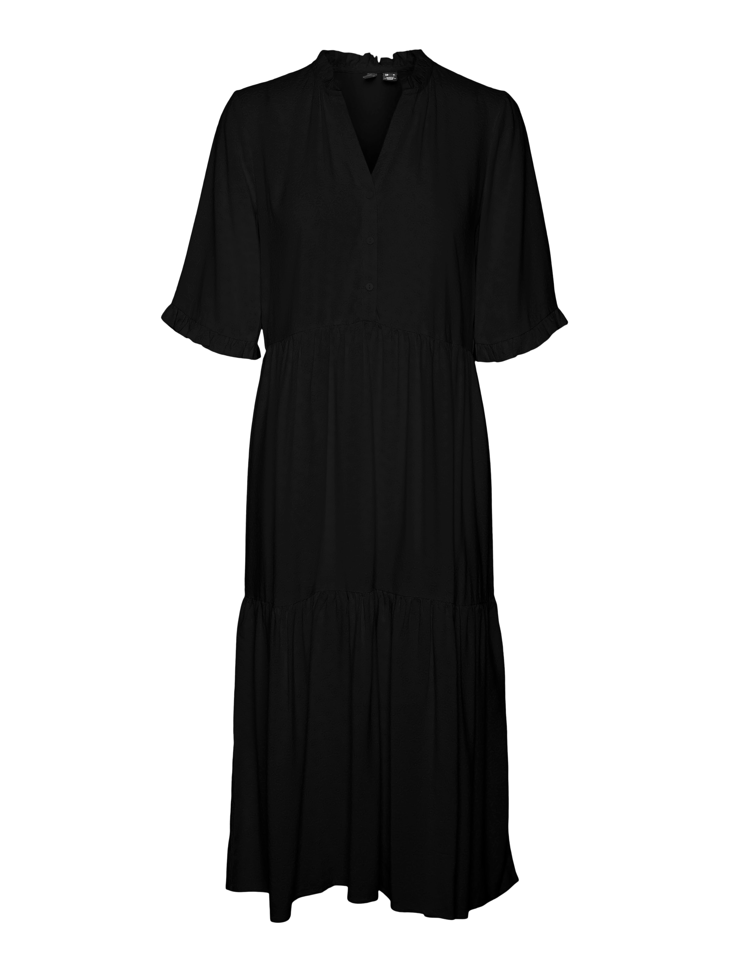 Vero Moda Sommerkleid »VMEASY JOY 2/4 FRL CALF DRESS WVN GA« Viskose, regular fit