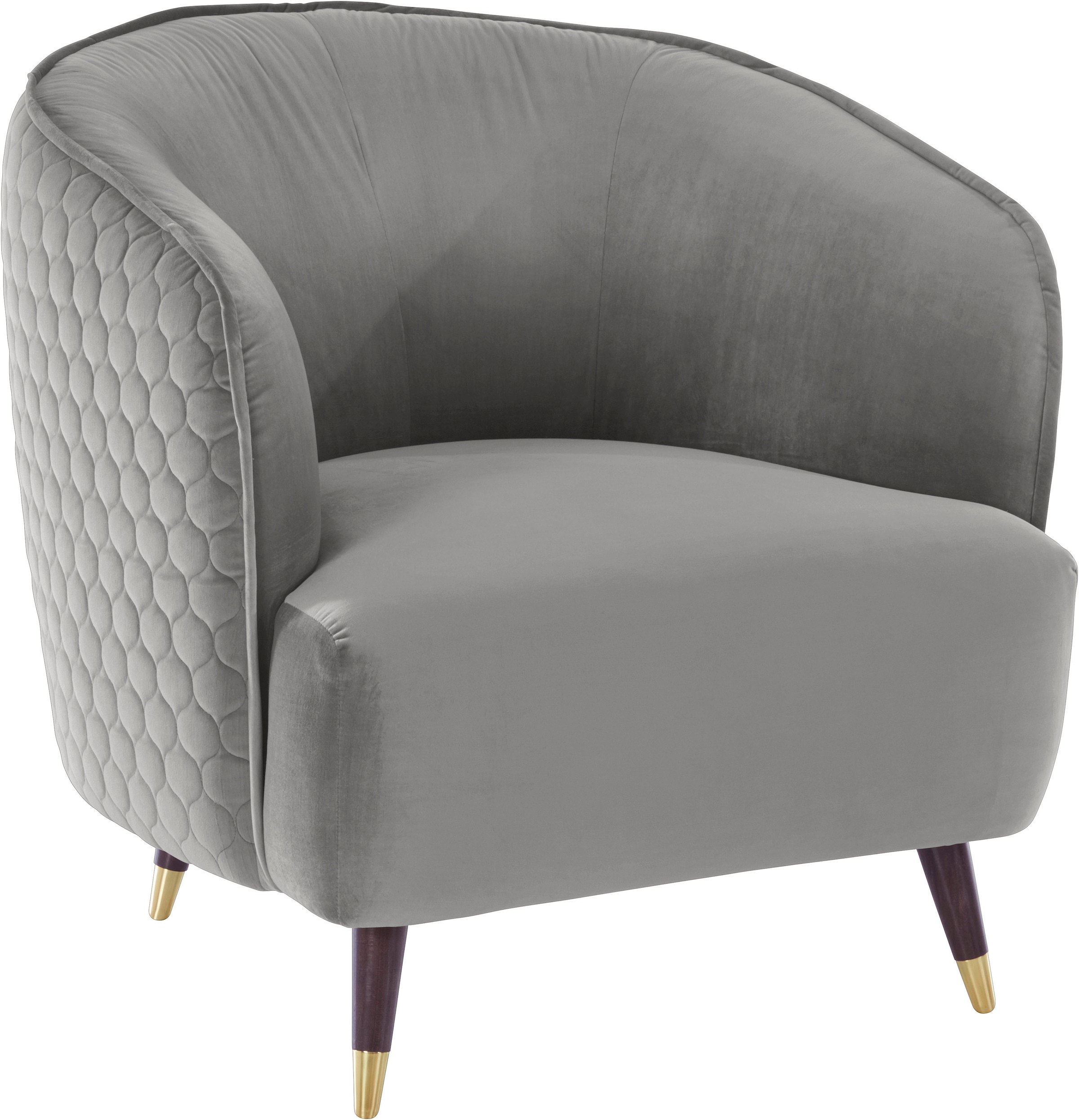 Guido Maria Kretschmer Home&Living Sessel »Oradea Cocktailsessel«, mit eleganter Steppung auf Rückseite der Rückenlehne