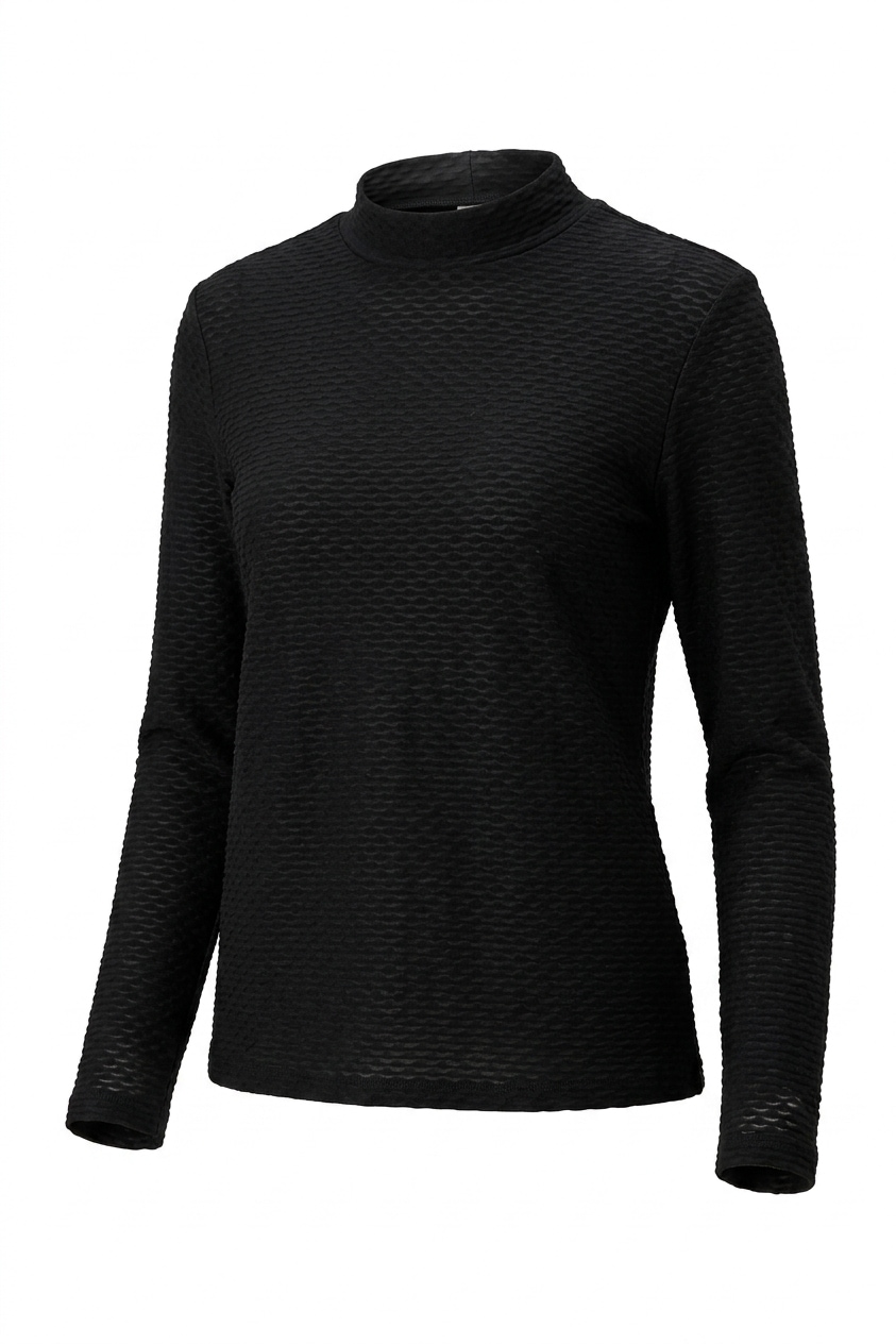 Seidel Moden Langarmshirt in Struktur-Optik - MADE IN GERMANY