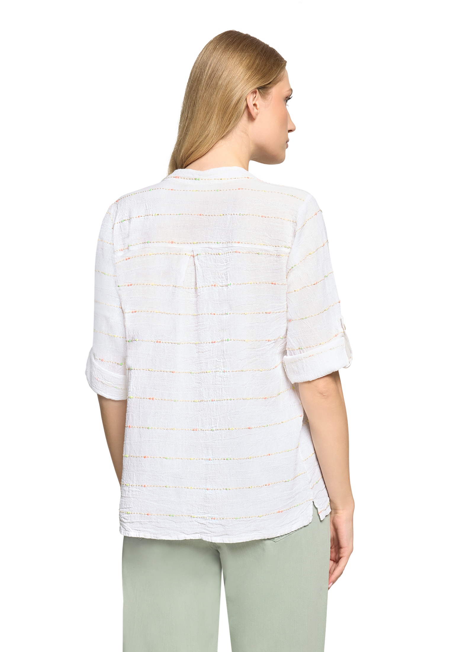 Cartoon Klassische Bluse »Casual-Bluse mit Lurexfaden«